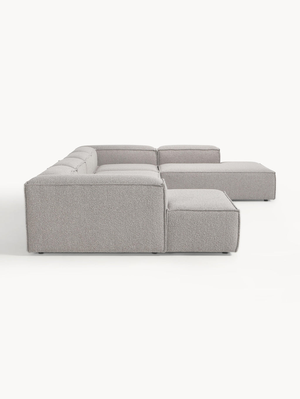 Modulares XL Sofa Lennon aus Bouclé