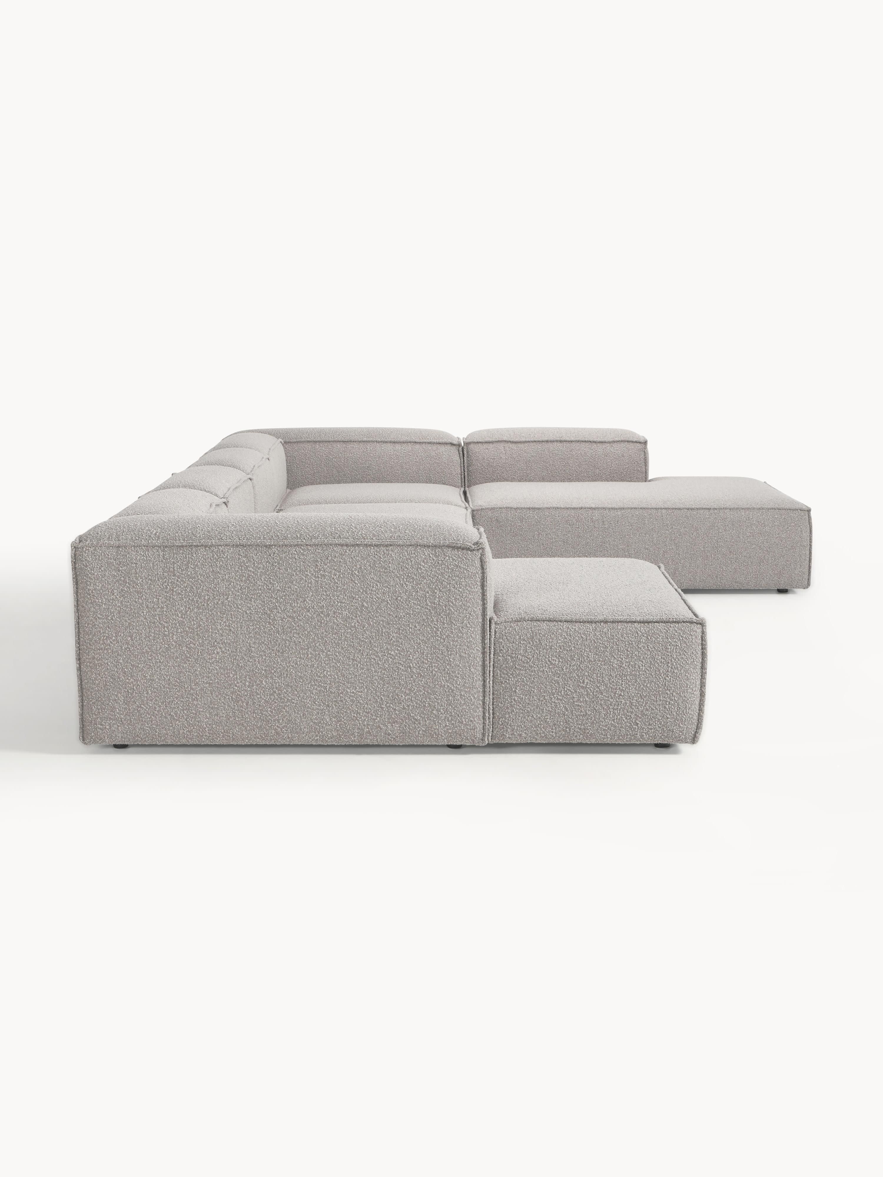 Modulares XL Sofa Lennon aus Bouclé