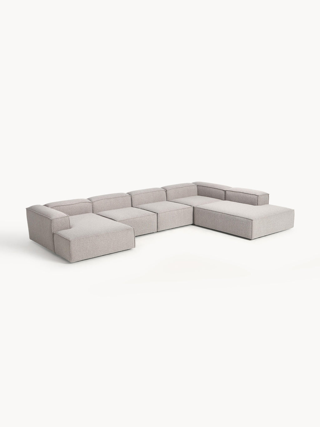 Galeriebild 1 - Modulares XL Sofa Lennon aus Bouclé