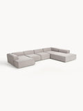 Galeriebild 1 - Modulares XL Sofa Lennon aus Bouclé