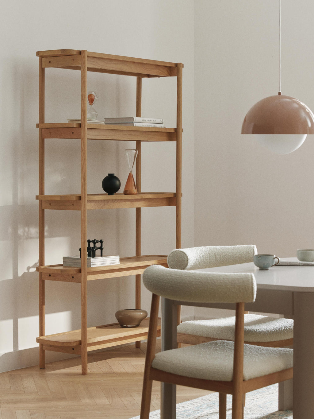 Hohes Holz-Regal Libby