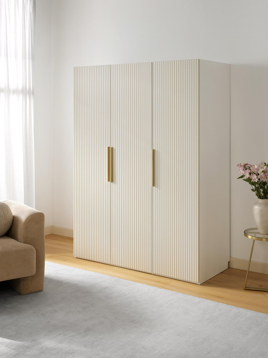 Modularer Drehtürenschrank Simone, 150 cm Breite, in verschiedenen Größen
