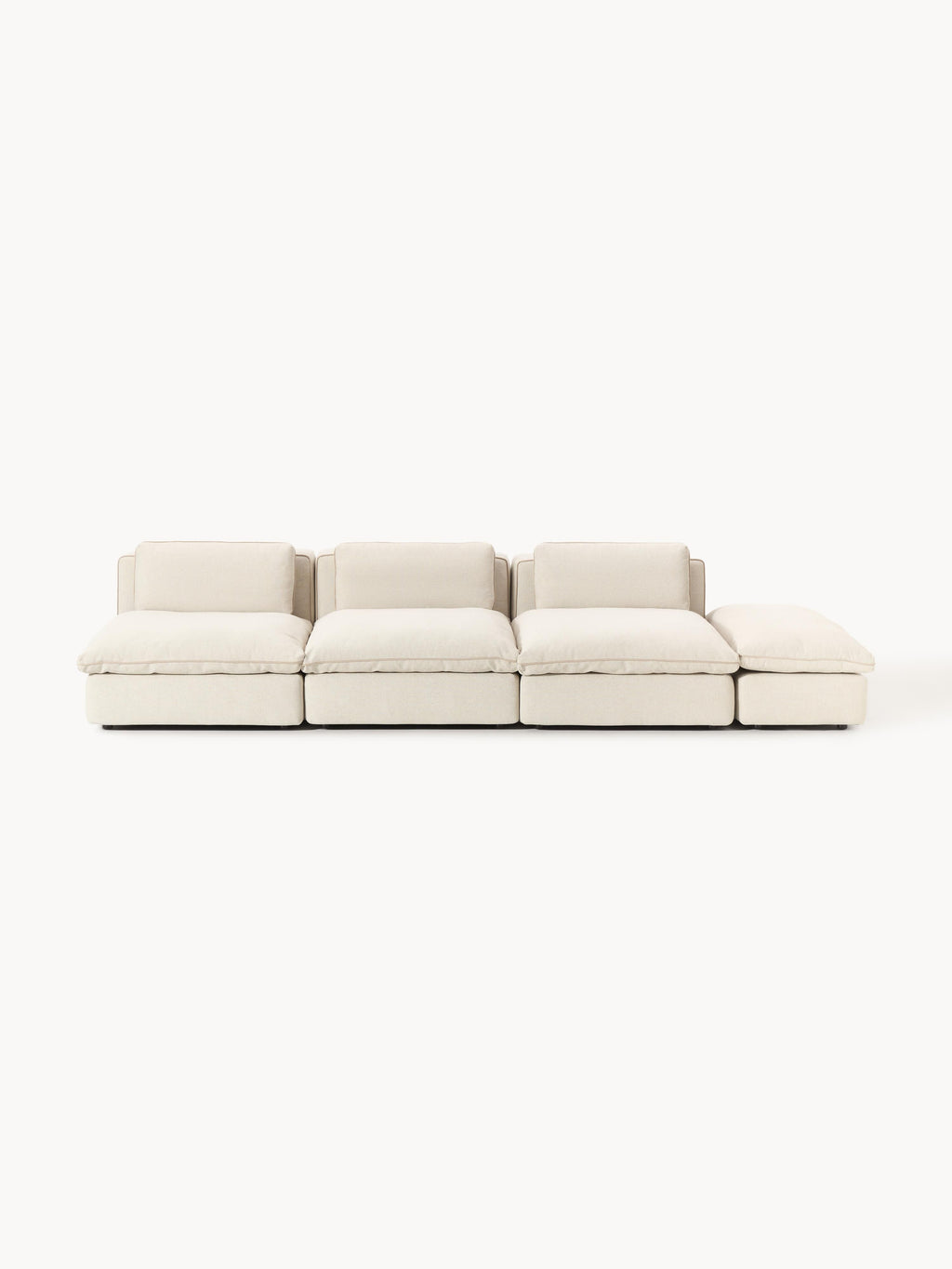 Galeriebild 1 - Modulares XL-Sofa Felix (3-Sitzer) mit Hocker