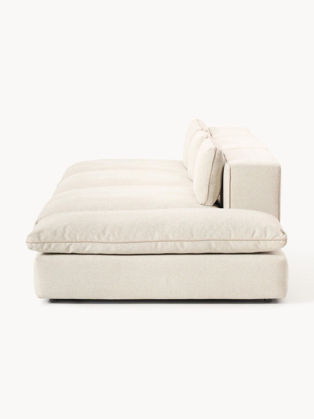 Modulares XL-Sofa Felix (3-Sitzer) mit Hocker