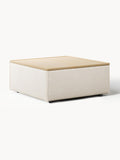 Galeriebild 1 - Sofa-Hocker Lennon aus Leinen-Mix mit Stauraum