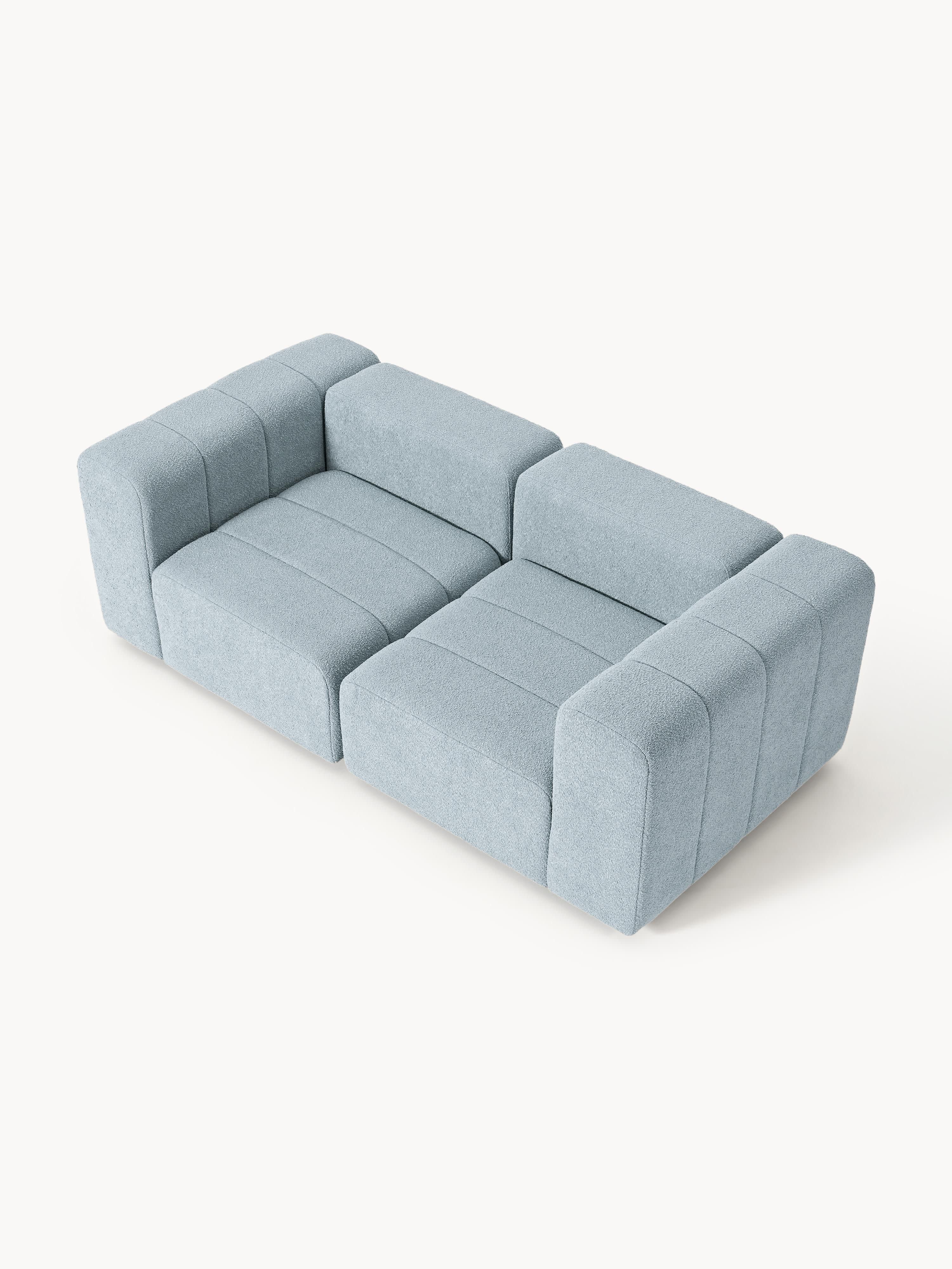 Modulares Bouclé-Sofa Lena (3-Sitzer)