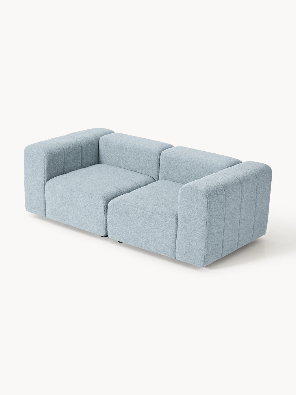 Modulares Bouclé-Sofa Lena (3-Sitzer)