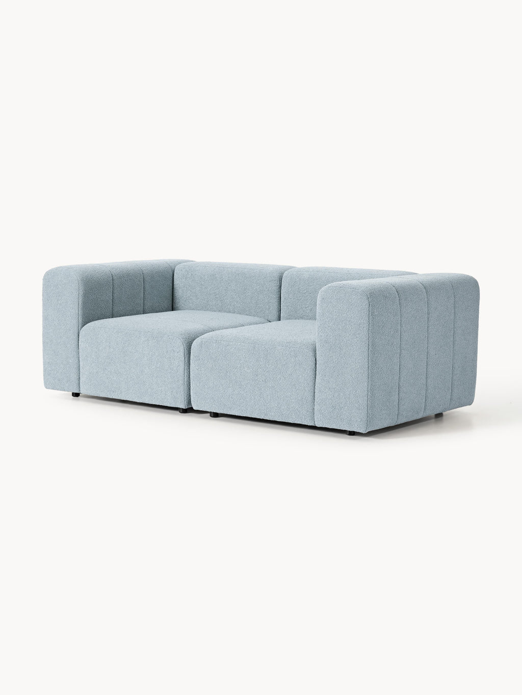 Modulares Bouclé-Sofa Lena (3-Sitzer)