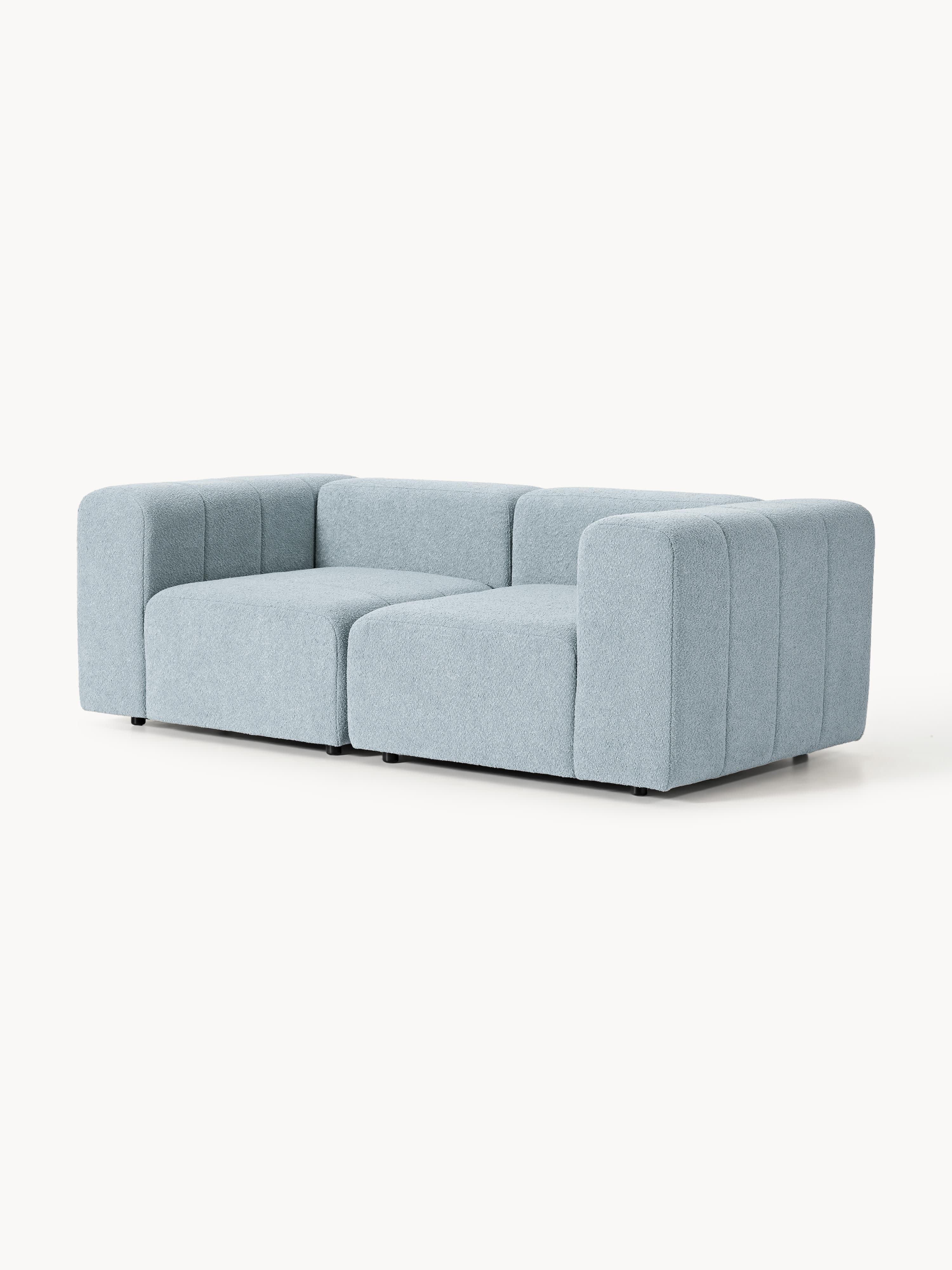 Modulares Bouclé-Sofa Lena (3-Sitzer)