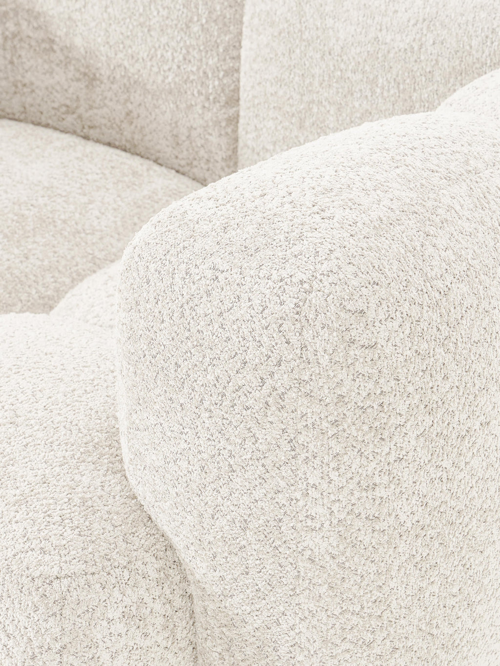 Loungesessel Tayla aus Teddy-Bouclé