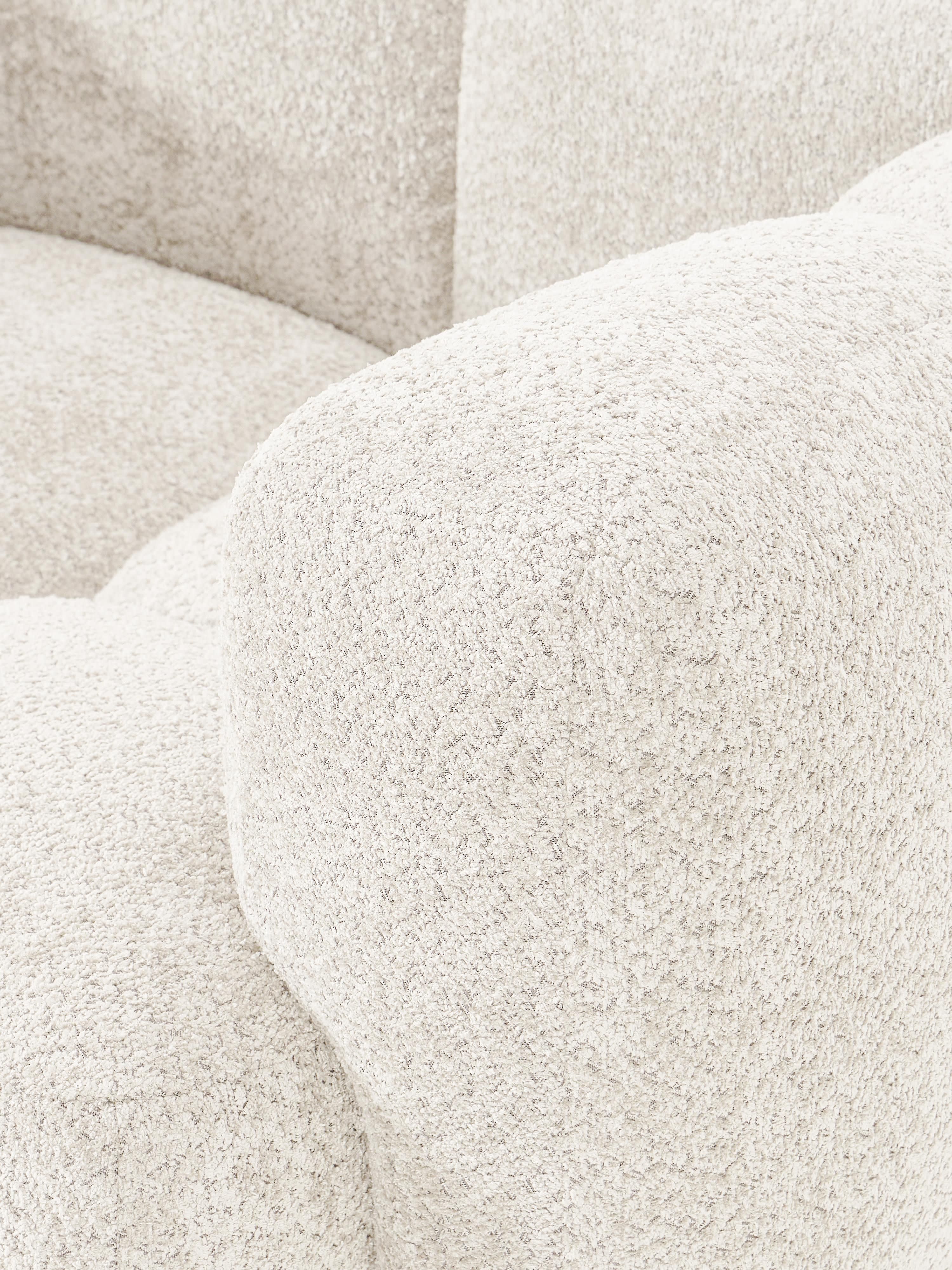 Loungesessel Tayla aus Teddy-Bouclé
