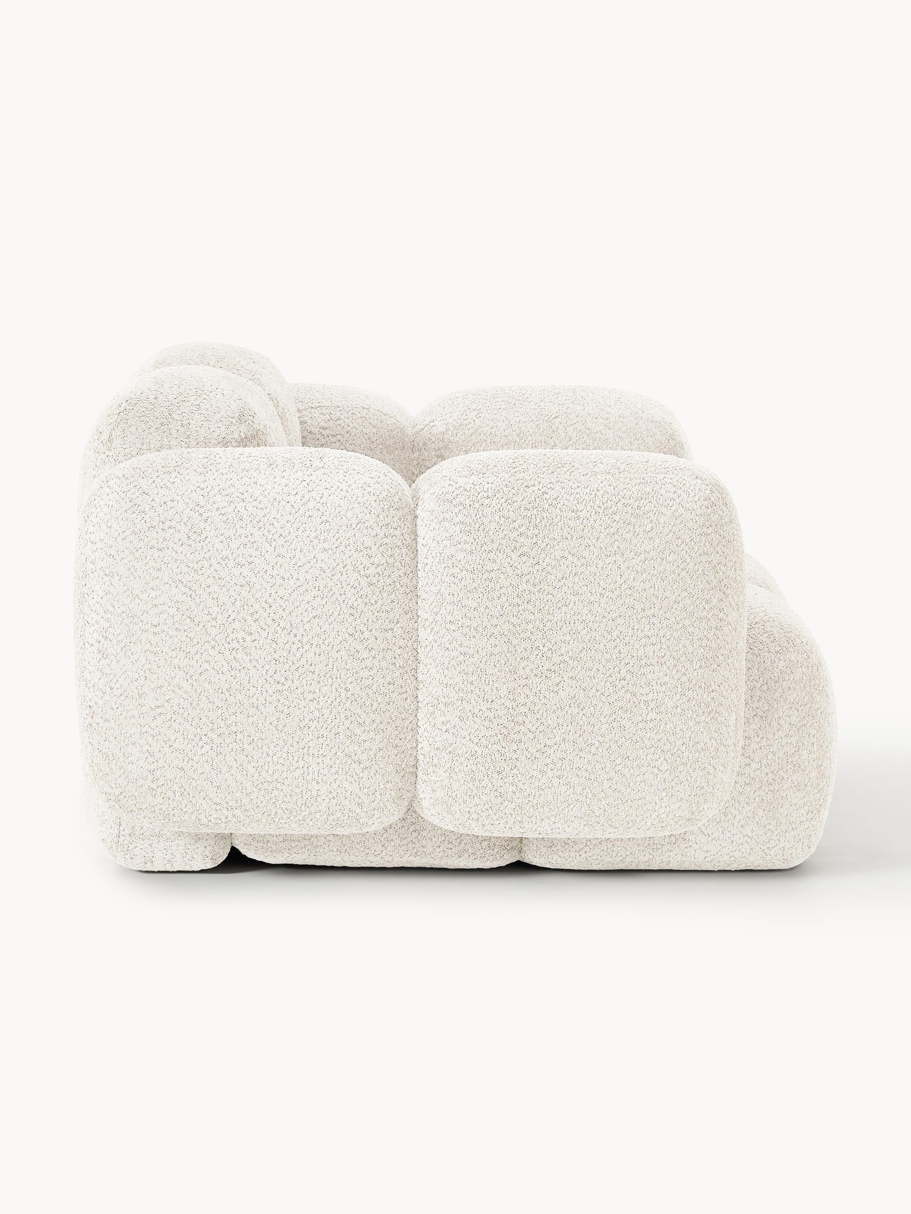 Loungesessel Tayla aus Teddy-Bouclé