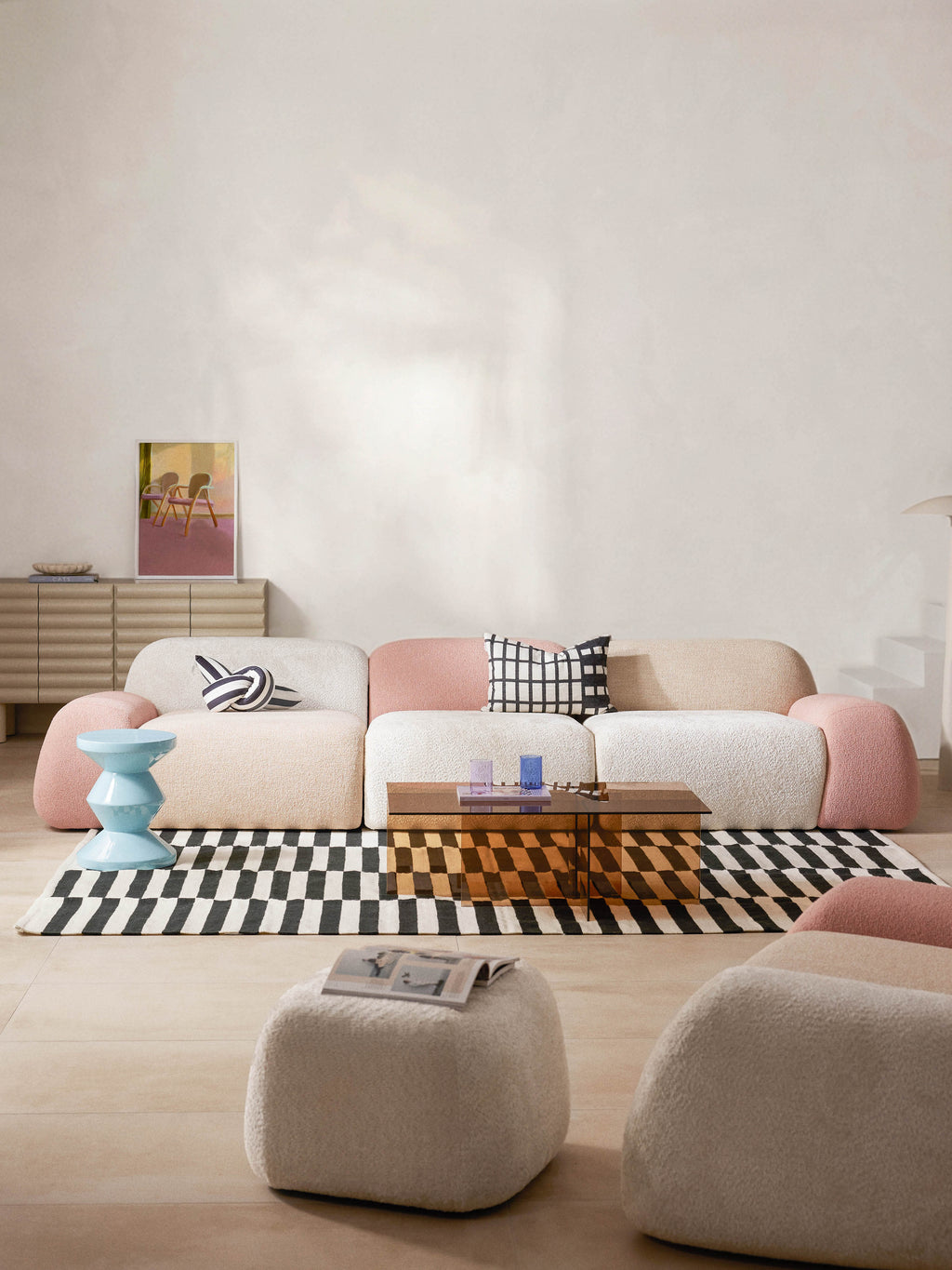 Modulares Sofa Wolke (4-Sitzer), Fuorisalone Edition