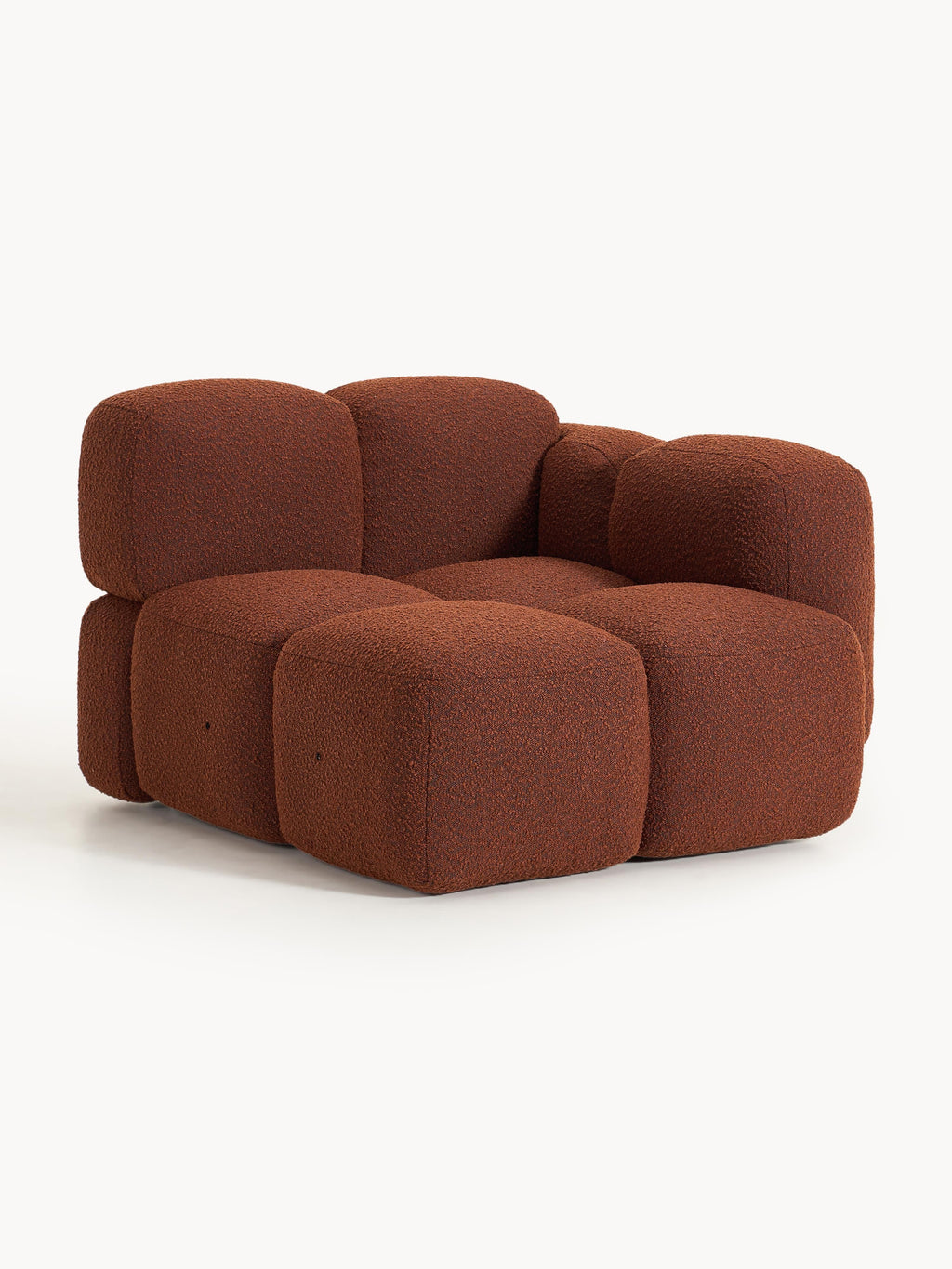 Eckmodul Tayla aus Bouclé