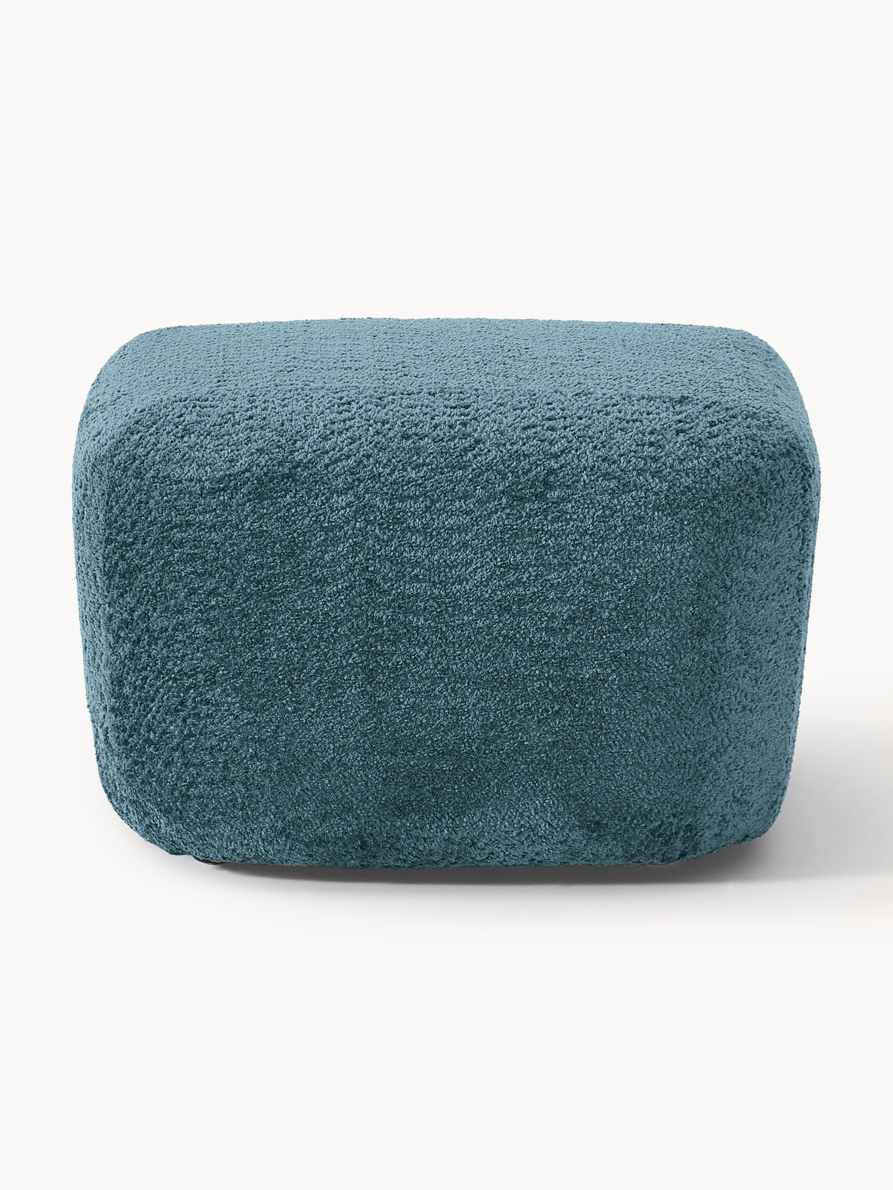 Sofa-Hocker Wolke aus Teddy-Bouclé
