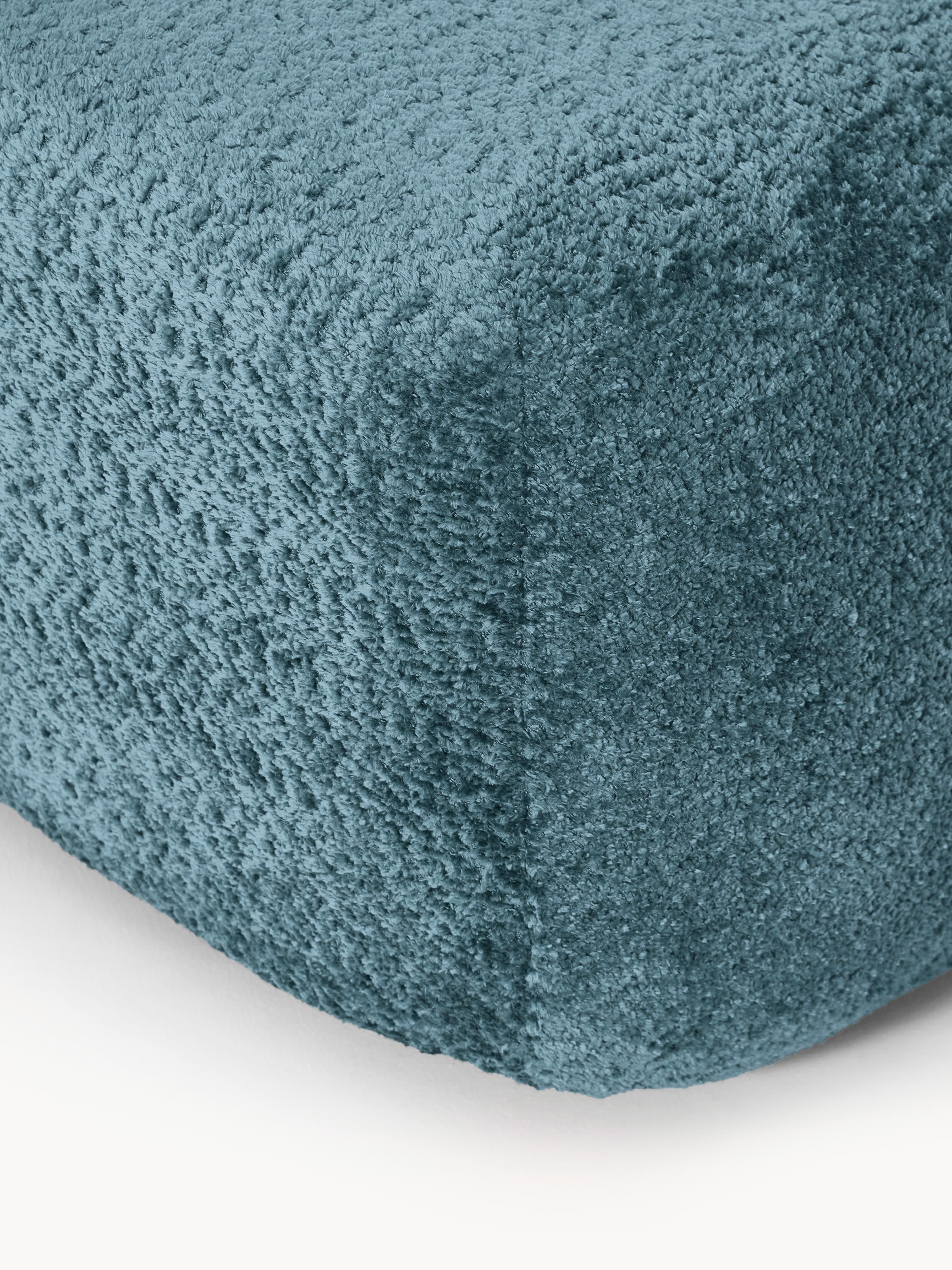 Sofa-Hocker Wolke aus Teddy-Bouclé
