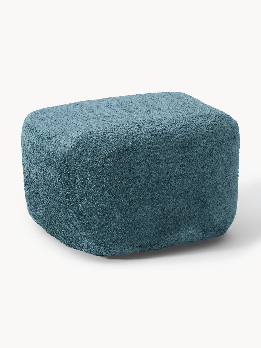 Sofa-Hocker Wolke aus Teddy-Bouclé