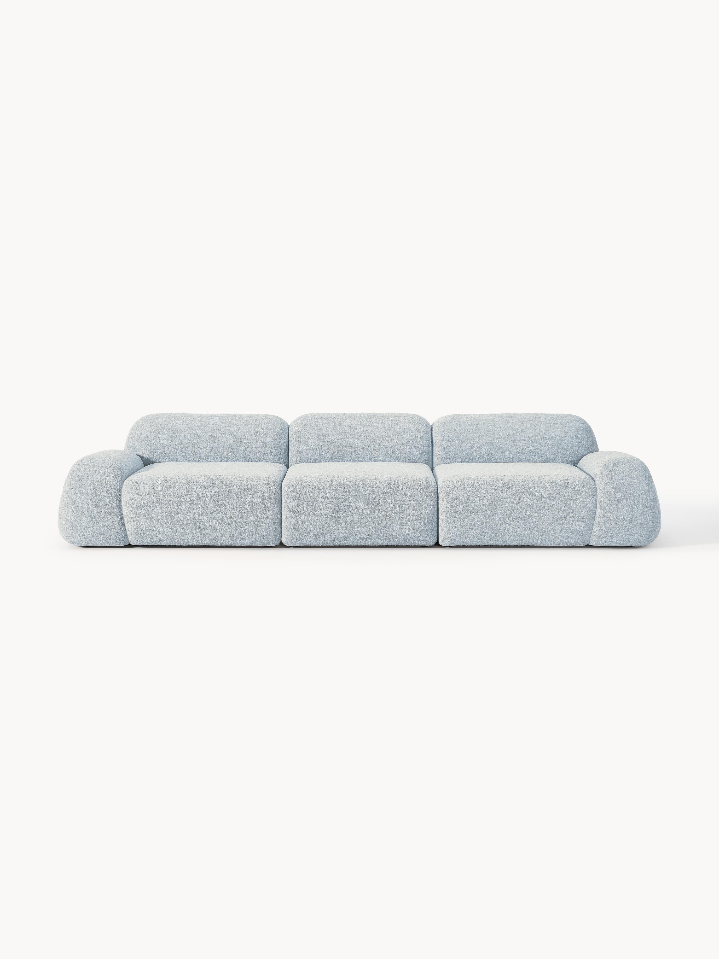 Galeriebild 1 - Modulares Bouclé-Sofa Wolke (4-Sitzer)