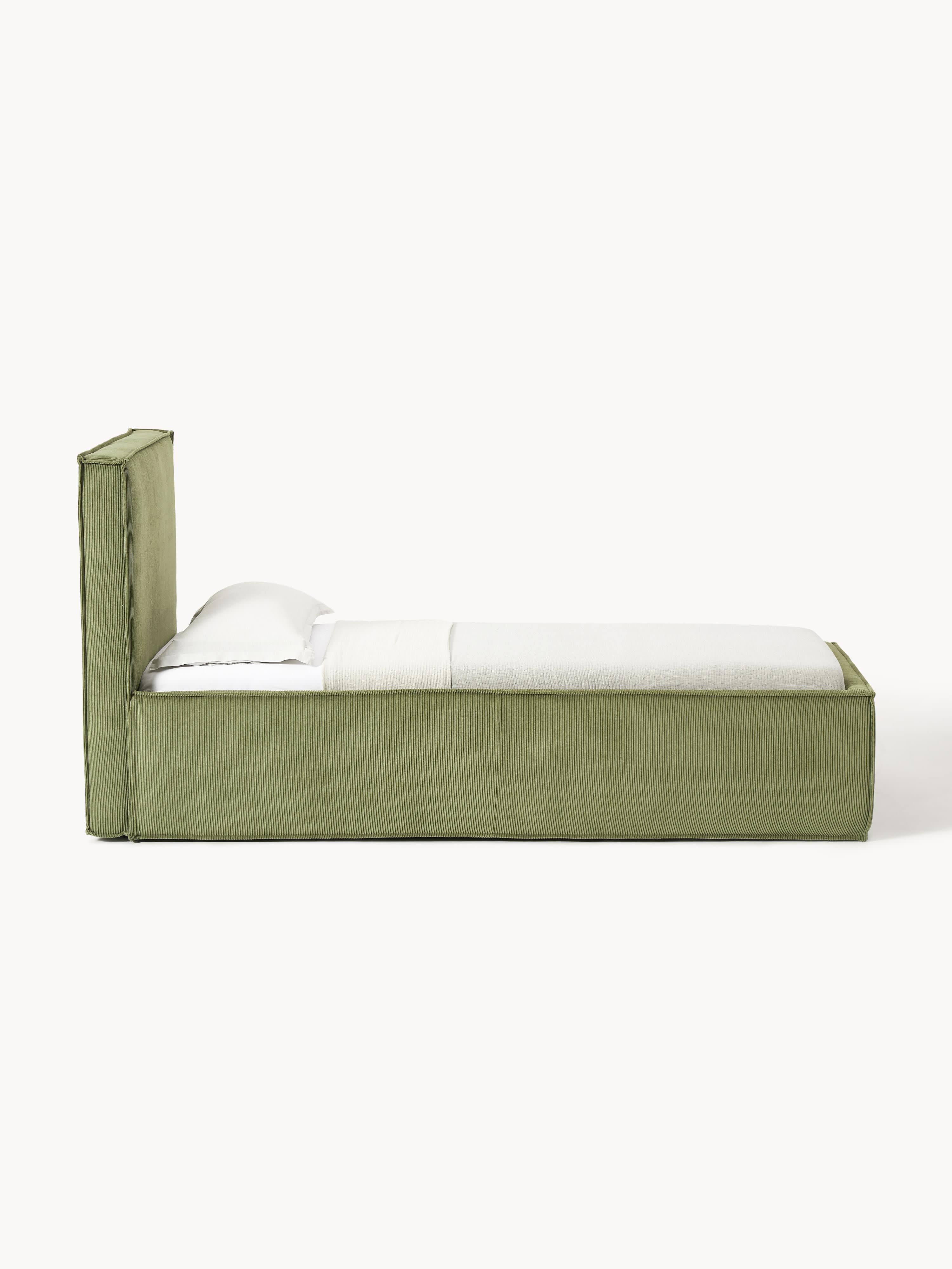 Cord-Einzelbett Dream mit Stauraum