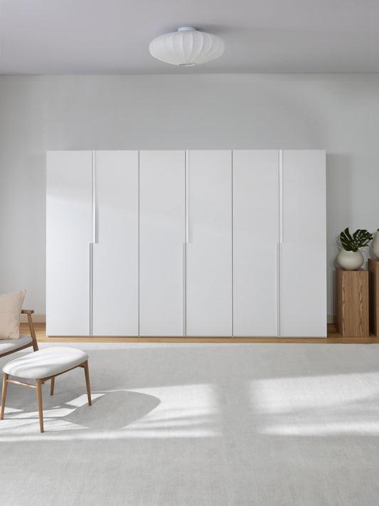 Modularer Drehtürenschrank Leon, 300 cm Breite, in verschiedenen Größen