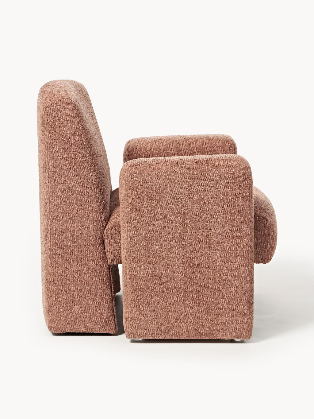 Bouclé-Loungesessel Aven