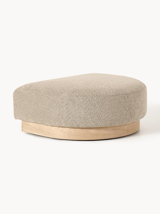 Galeriebild 1 - Sofa-Hocker Natalie aus Teddy-Bouclé