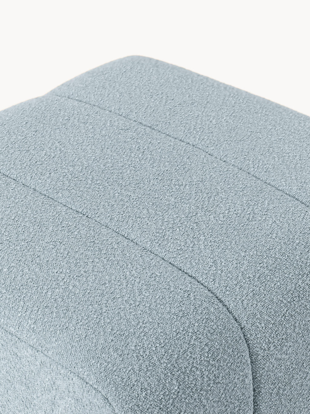 Bouclé-Sofa-Hocker Lena