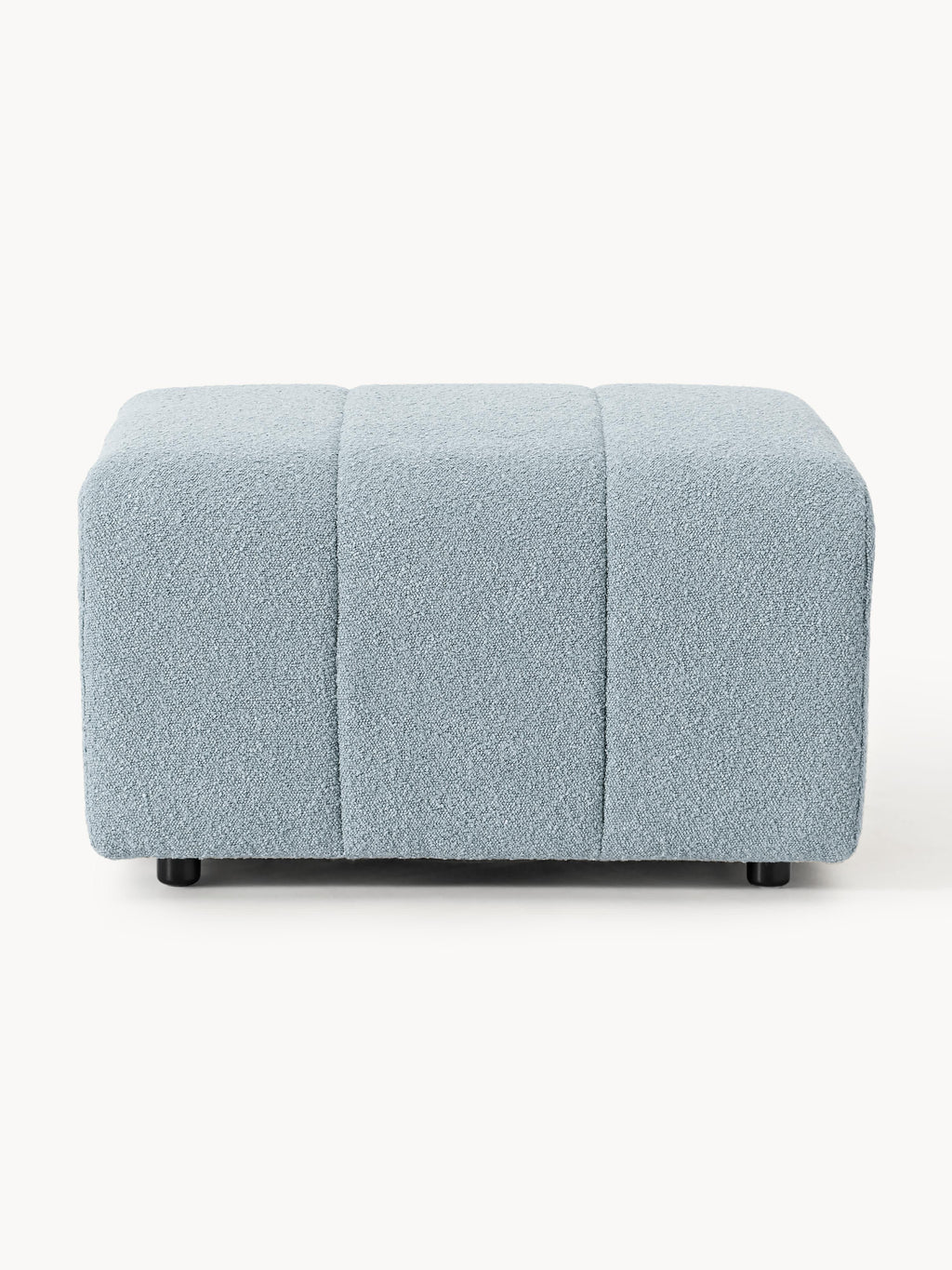 Bouclé-Sofa-Hocker Lena