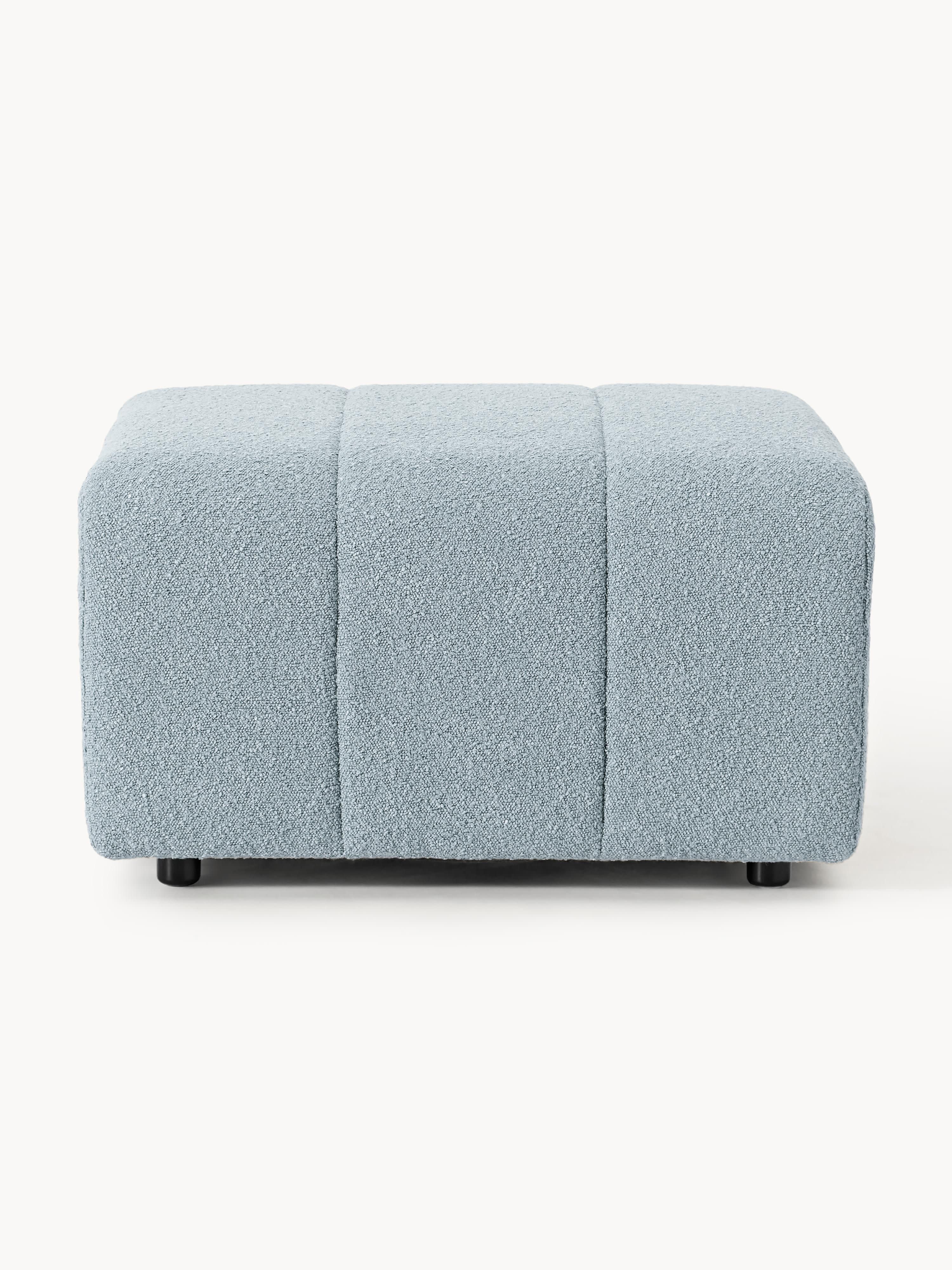 Bouclé-Sofa-Hocker Lena
