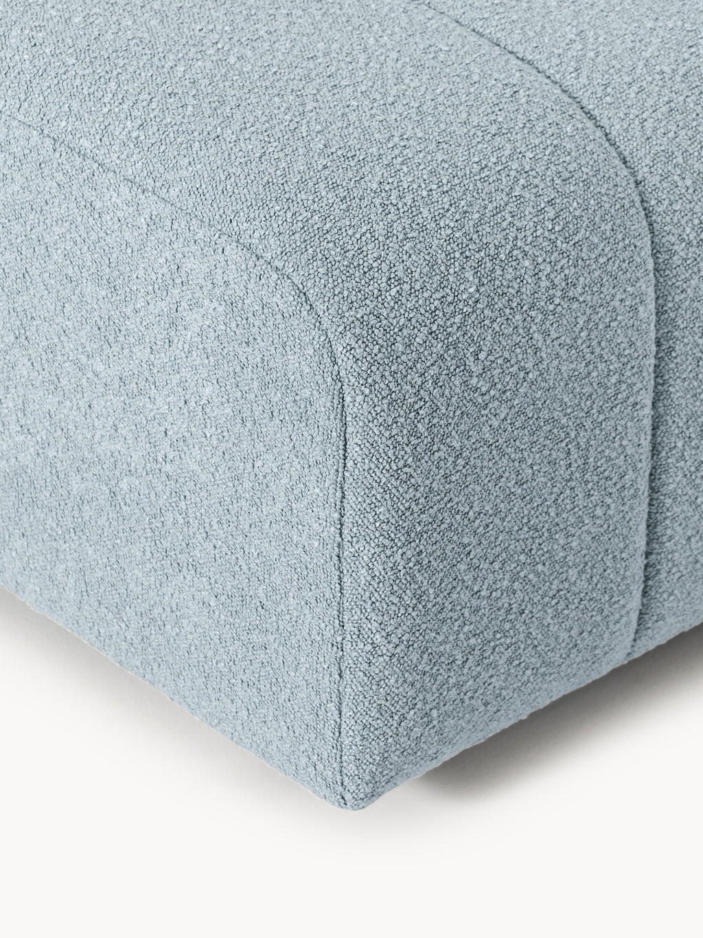Bouclé-Sofa-Hocker Lena