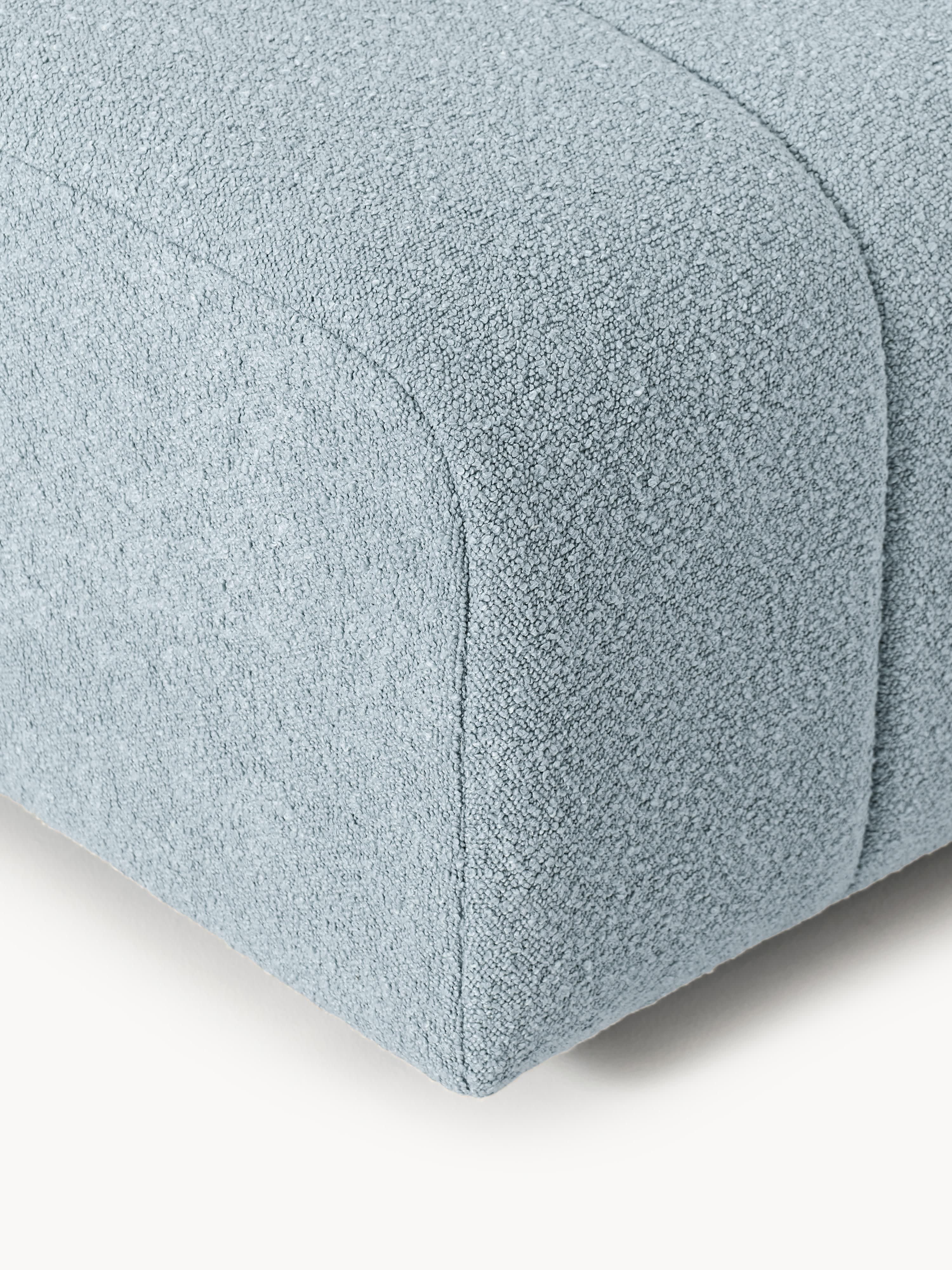 Bouclé-Sofa-Hocker Lena