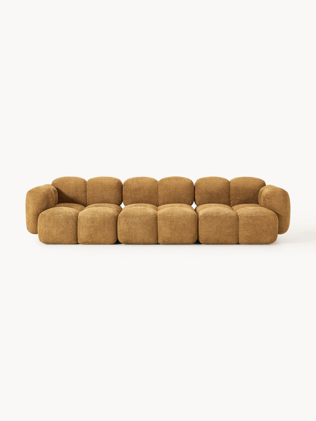 Galeriebild 1 - Modulares Sofa Tayla (4-Sitzer) aus Teddy-Bouclé