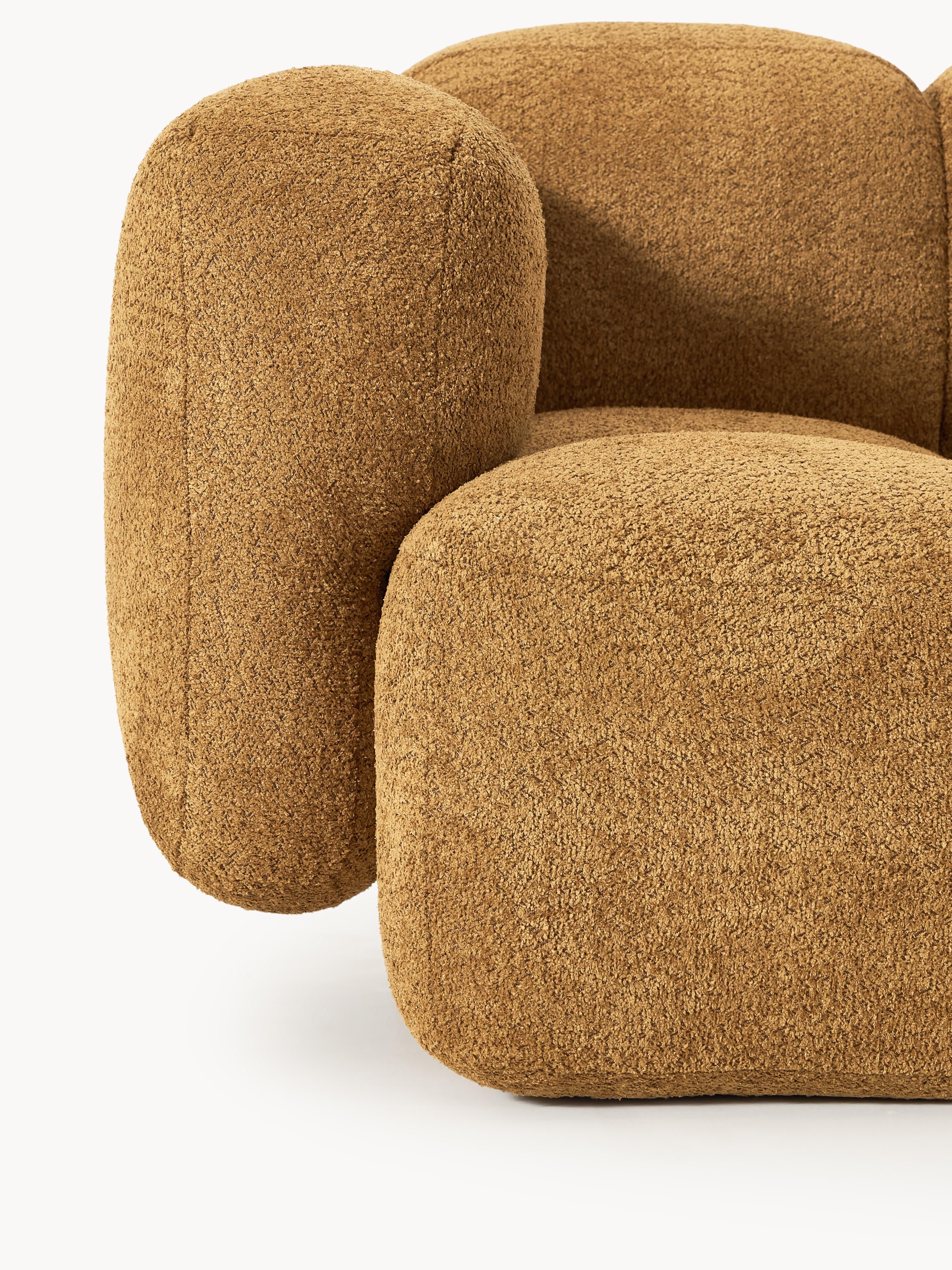Modulares Sofa Tayla (4-Sitzer) aus Teddy-Bouclé