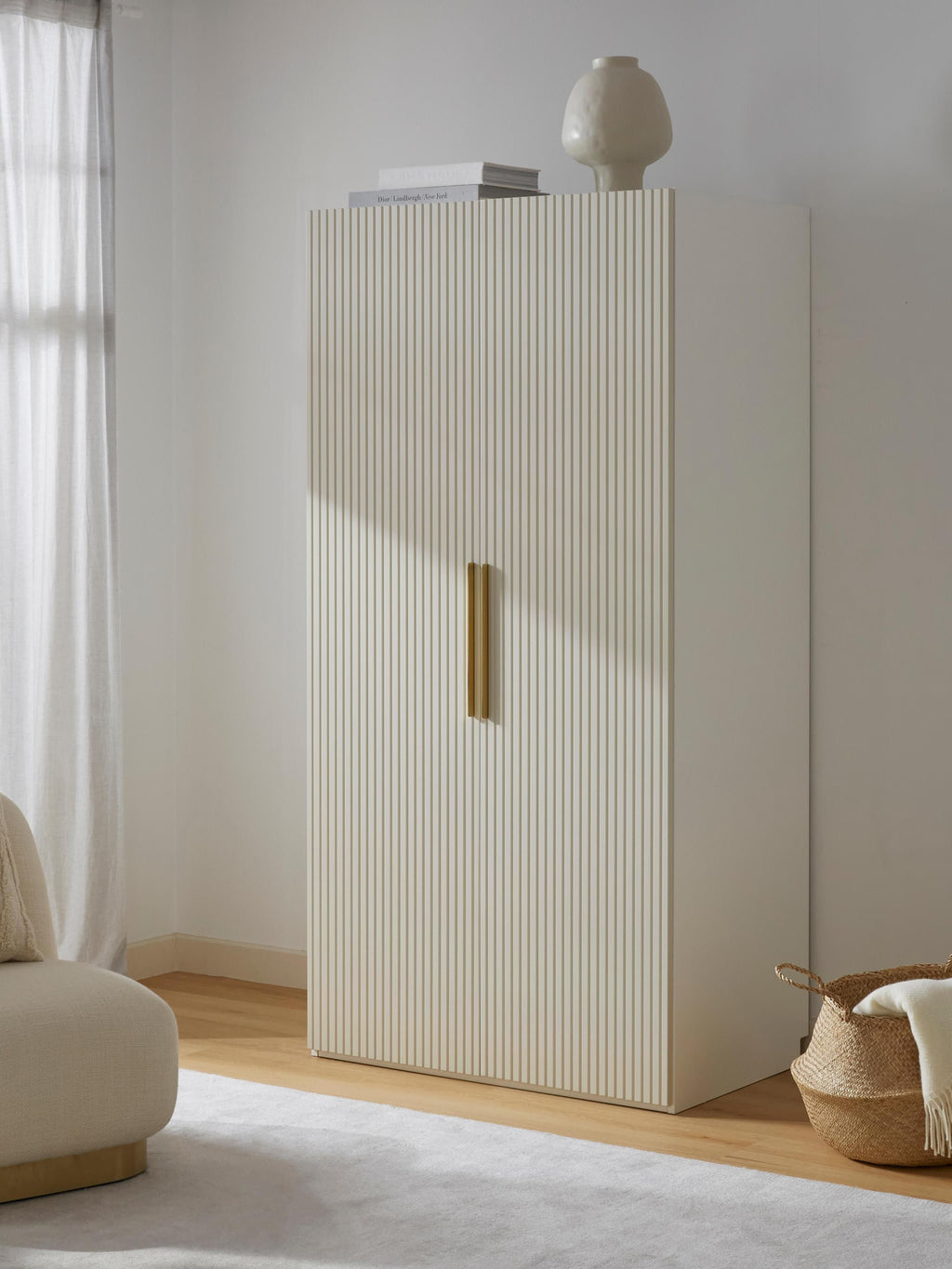 Modularer Drehtürenschrank Simone, 100 cm Breite, in verschiedenen Größen