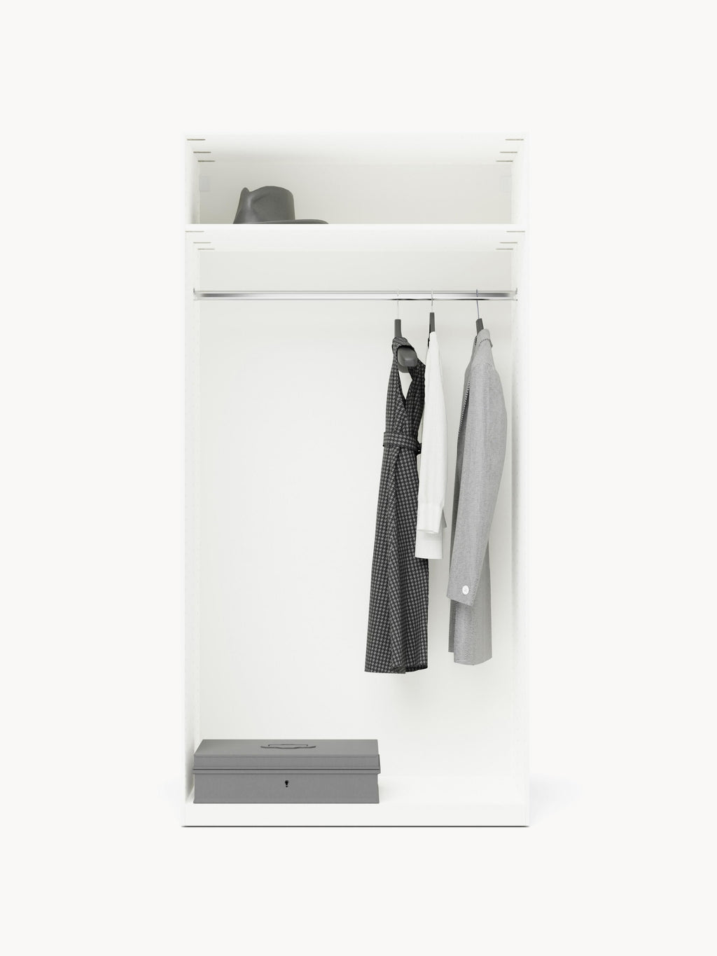 Modularer Drehtürenschrank Simone, 100 cm Breite, in verschiedenen Größen