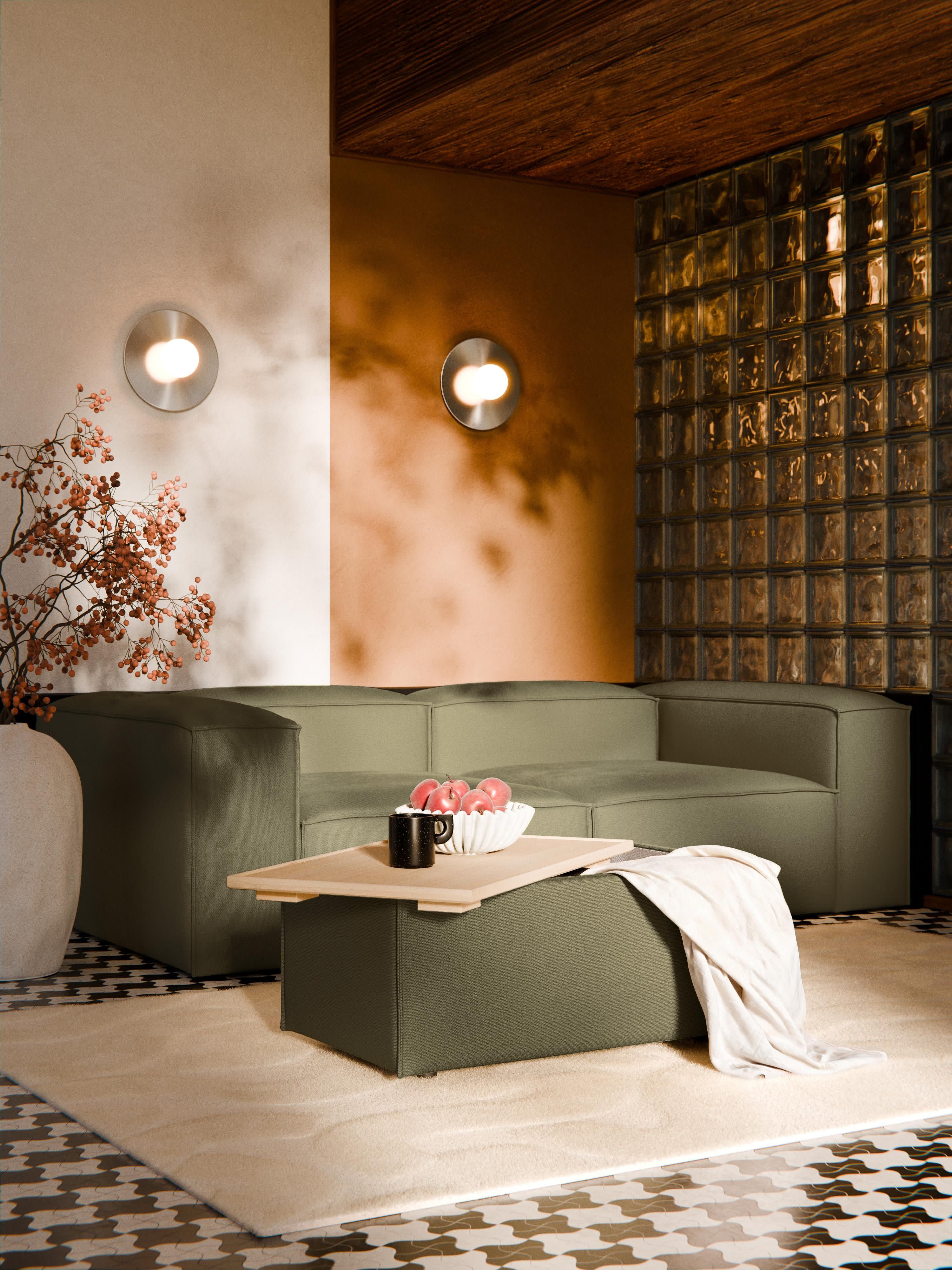 Sofa-Hocker Lennon mit Stauraum