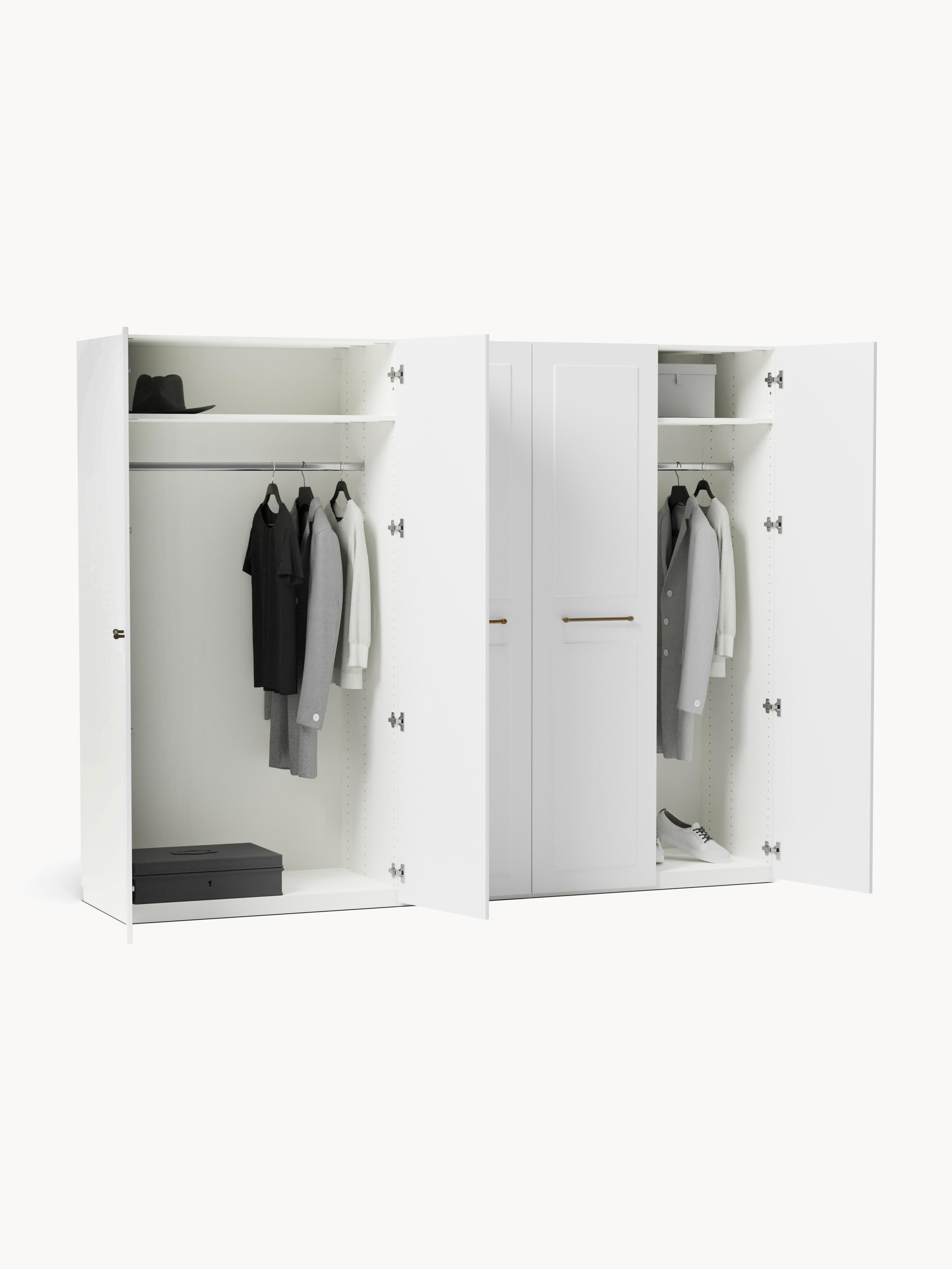 Modularer Drehtürenschrank Charlotte, 300 cm Breite, in verschiedenen Größen