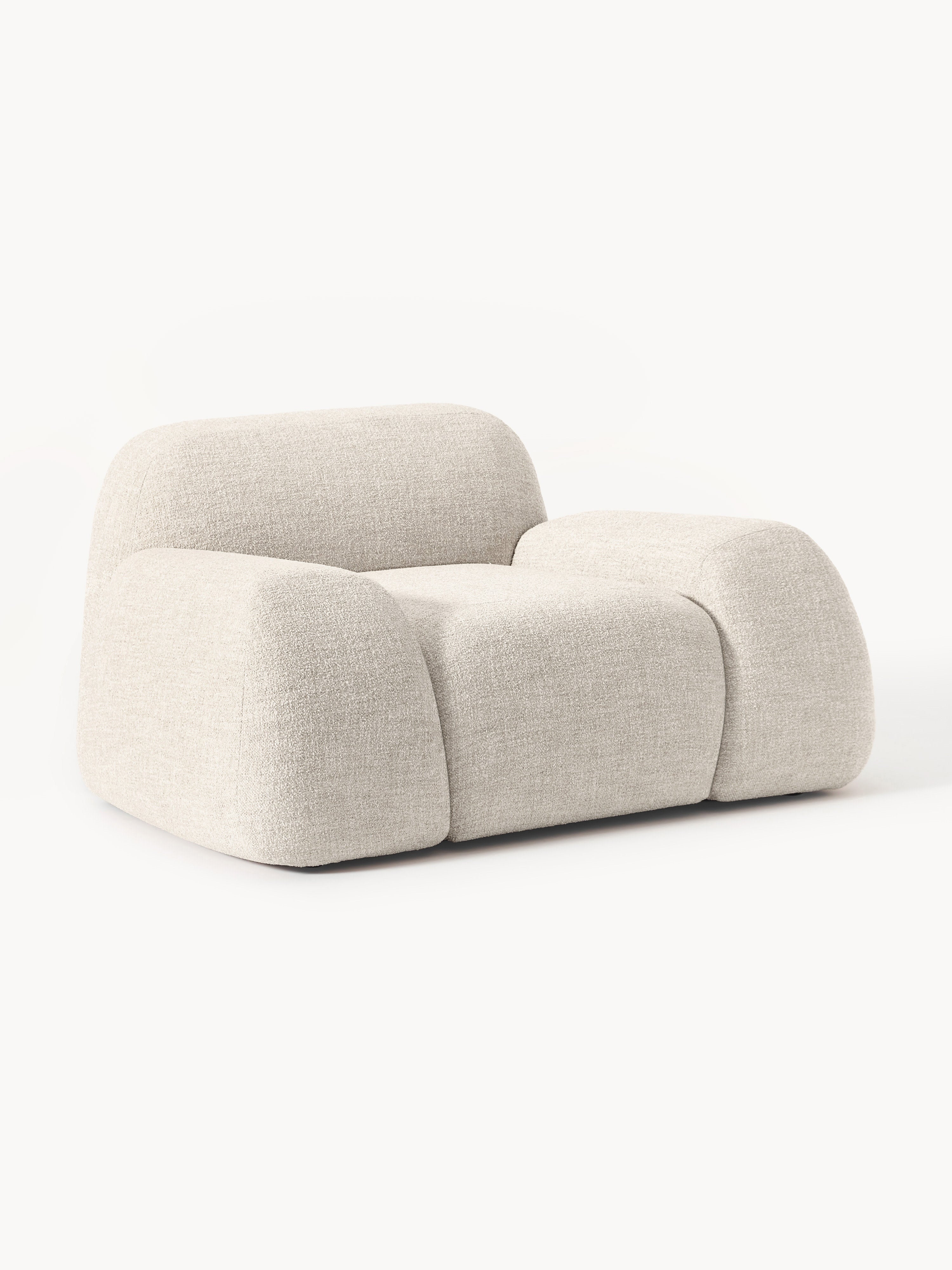 Galeriebild 1 - Bouclé-Loungesessel Wolke