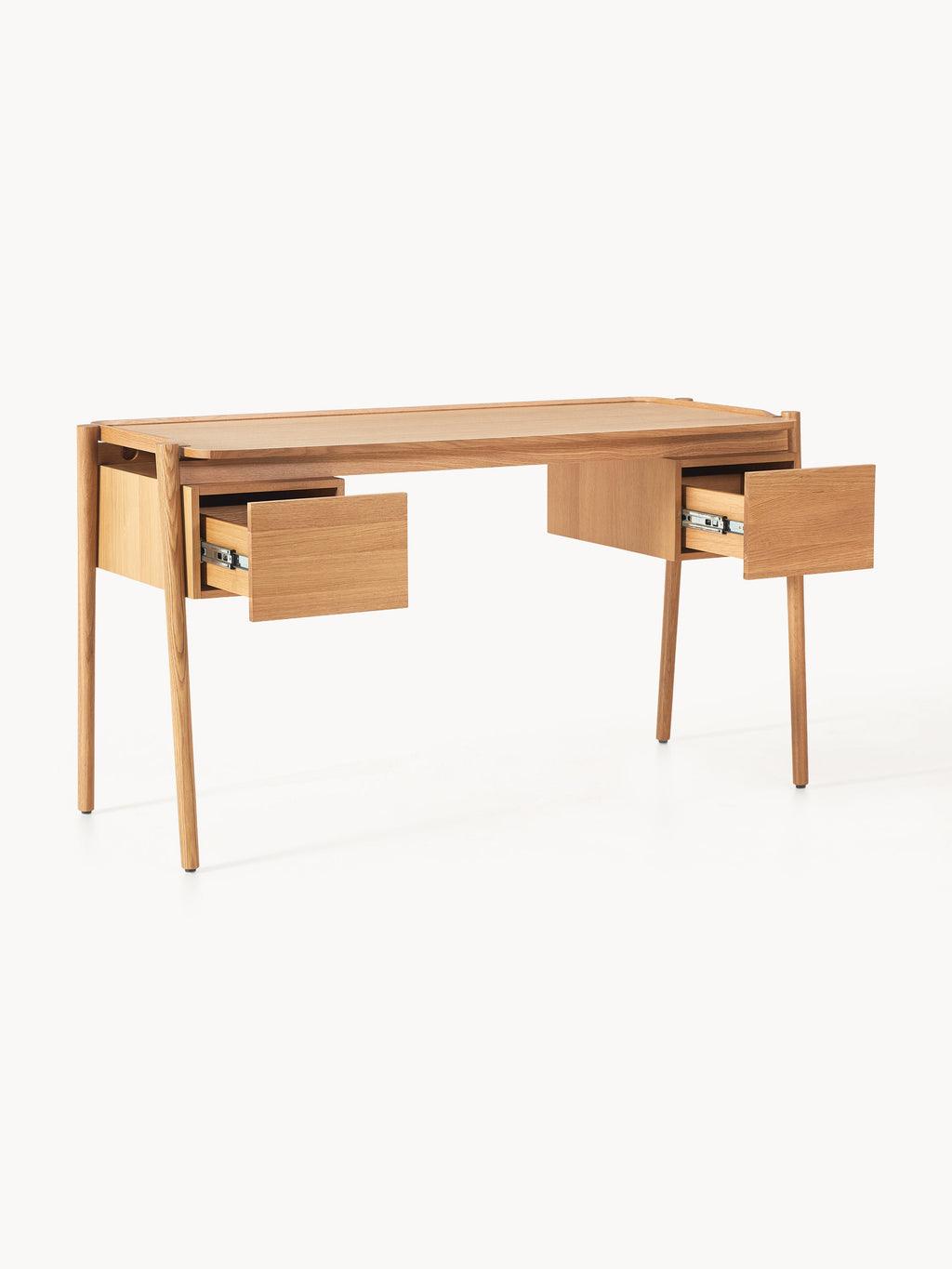 Holz-Schreibtisch Libby mit Schubladen