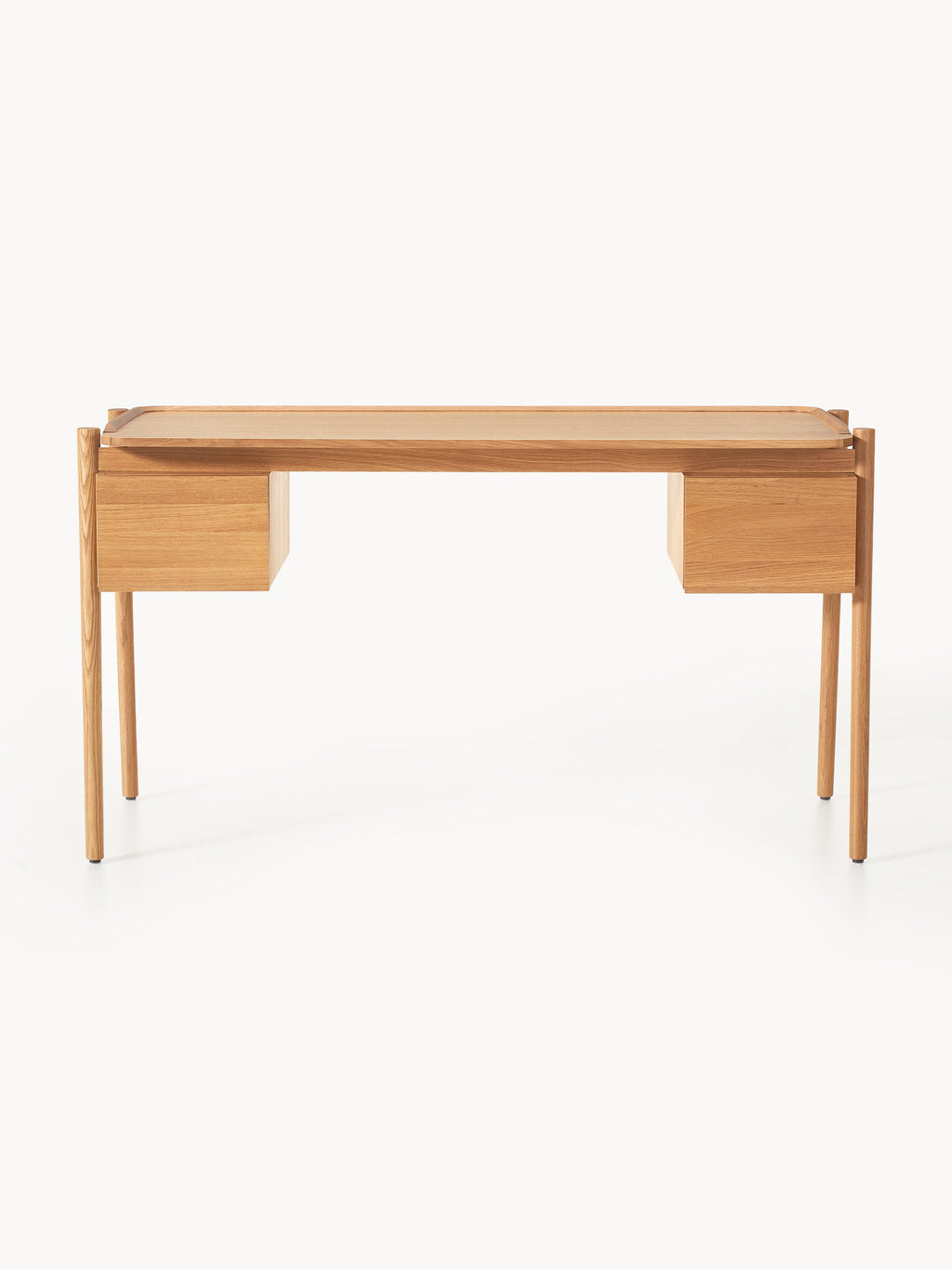 Holz-Schreibtisch Libby mit Schubladen