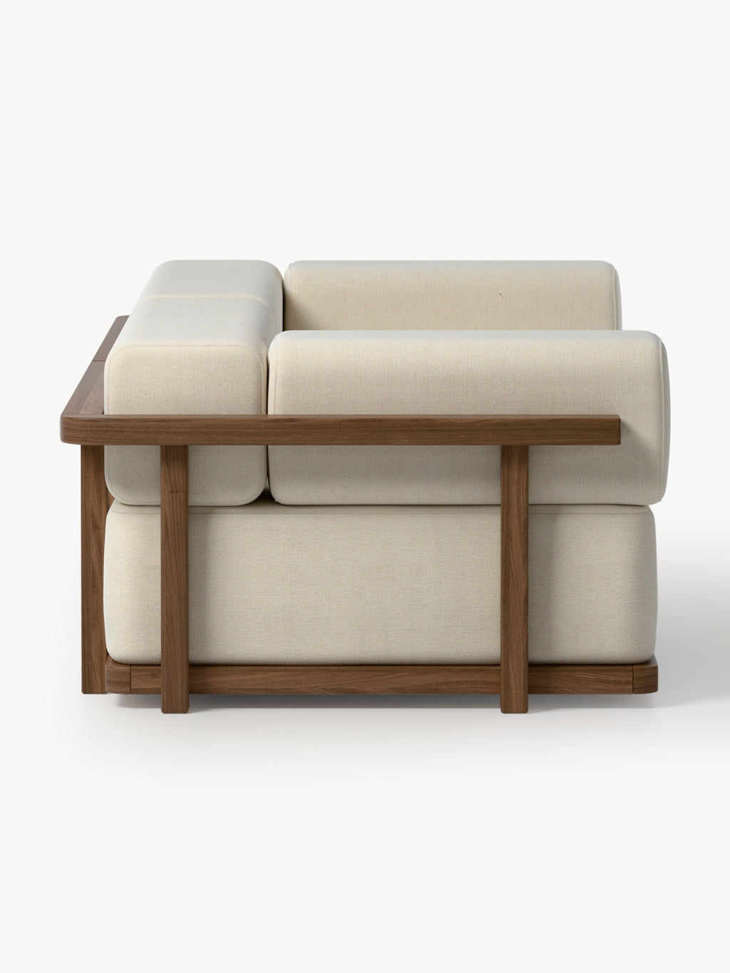Garten-Loungesofa Matheus (2-Sitzer) aus Akazienholz