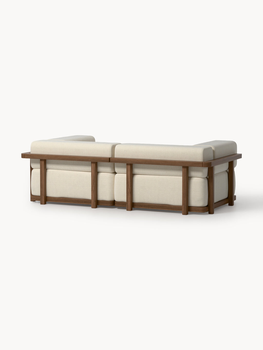 Garten-Loungesofa Matheus (2-Sitzer) aus Akazienholz