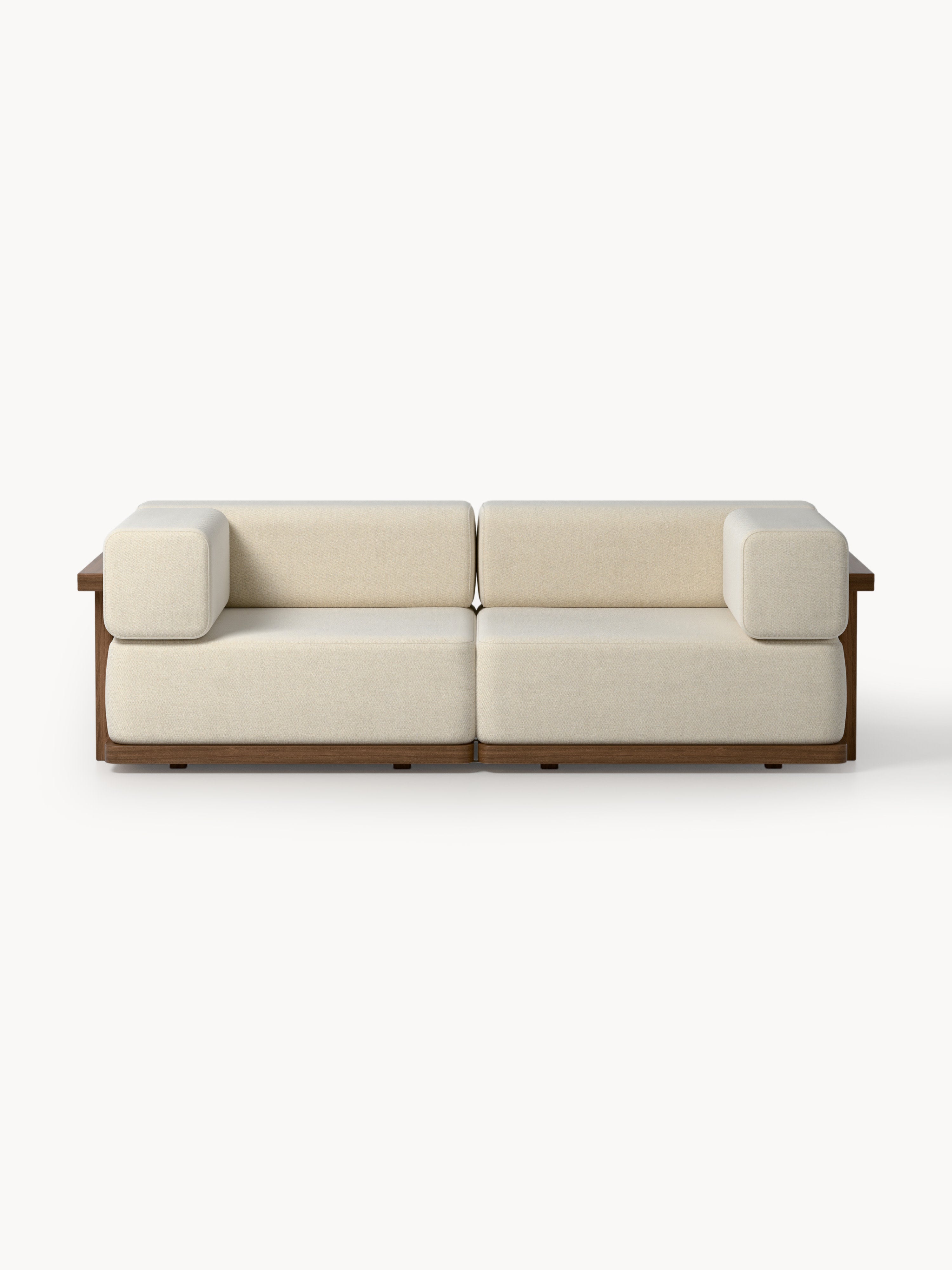 Garten-Loungesofa Matheus (2-Sitzer) aus Akazienholz