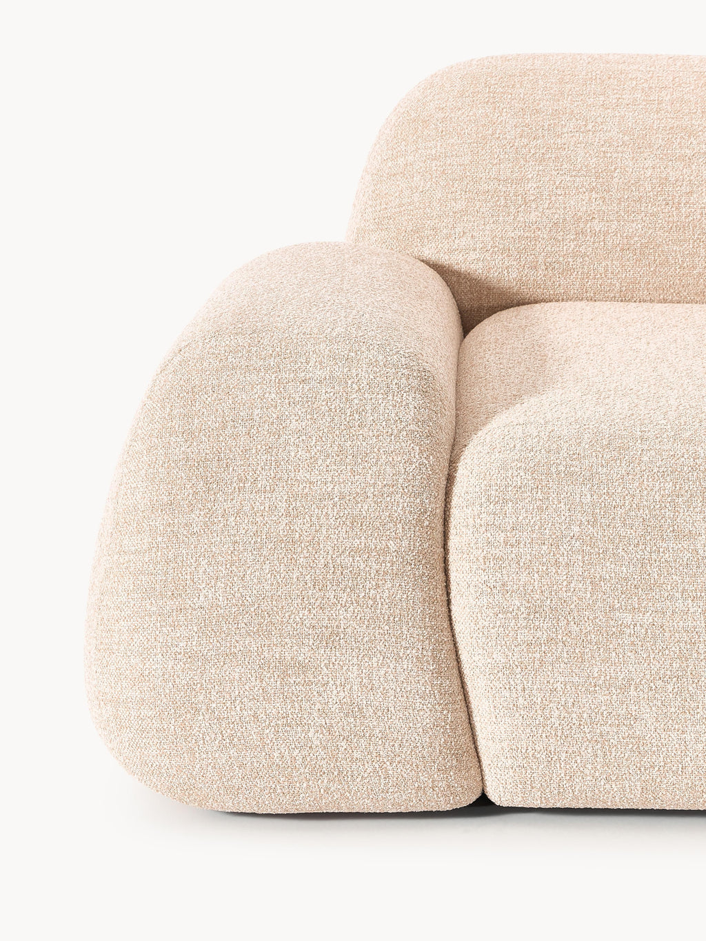 Modulares Bouclé-Sofa Wolke (4-Sitzer)