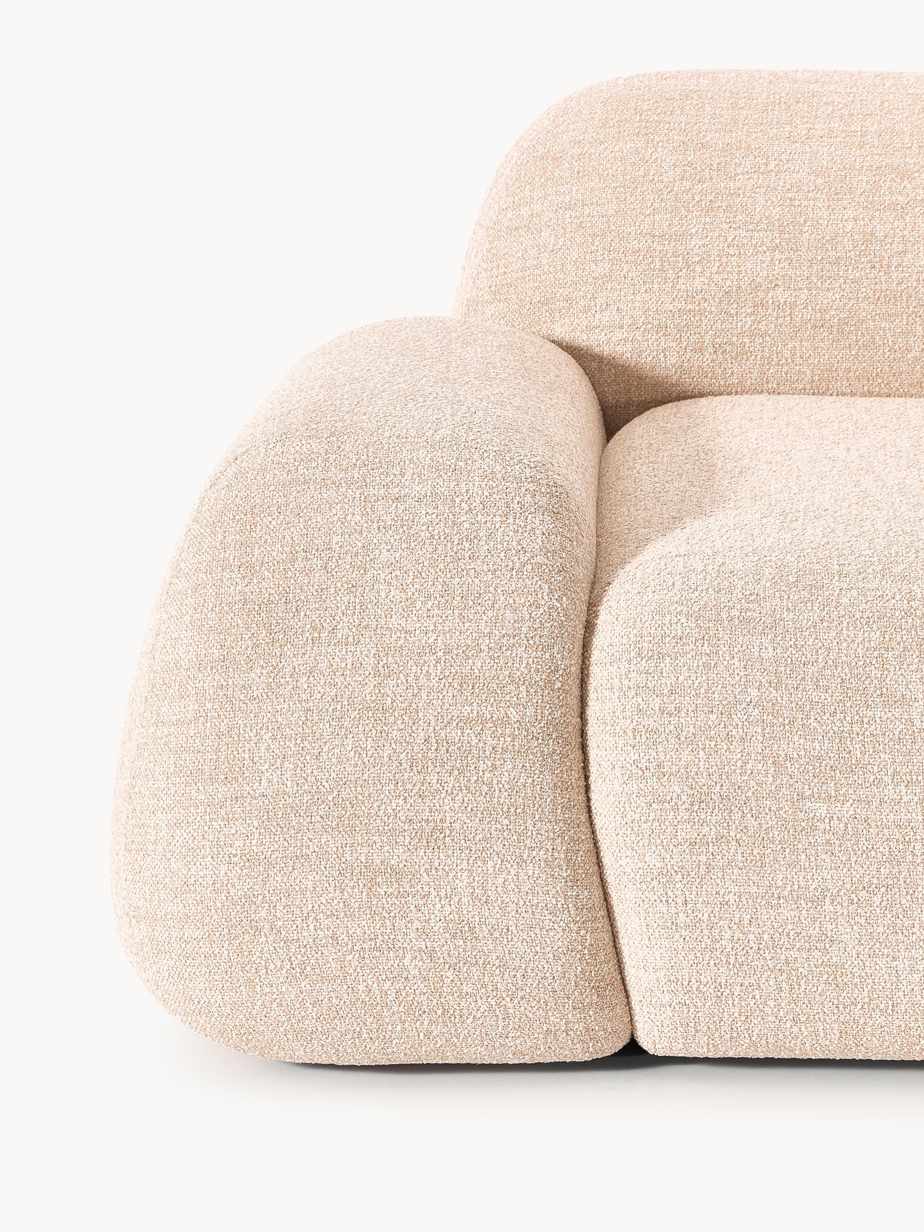 Modulares Bouclé-Sofa Wolke (4-Sitzer)