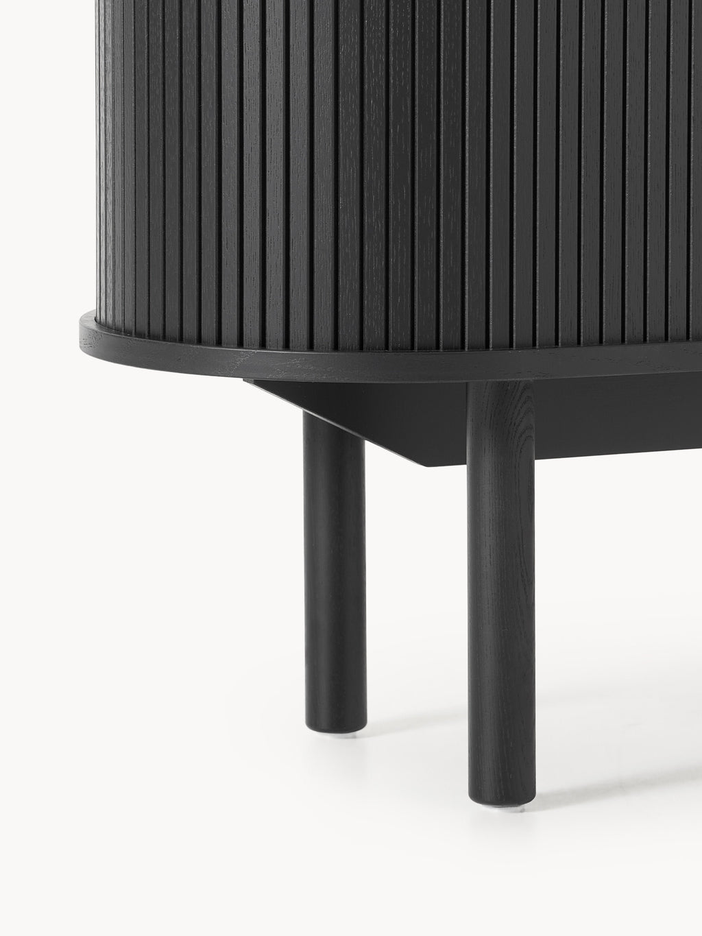 TV-Lowboard Calary mit geriffelter Front