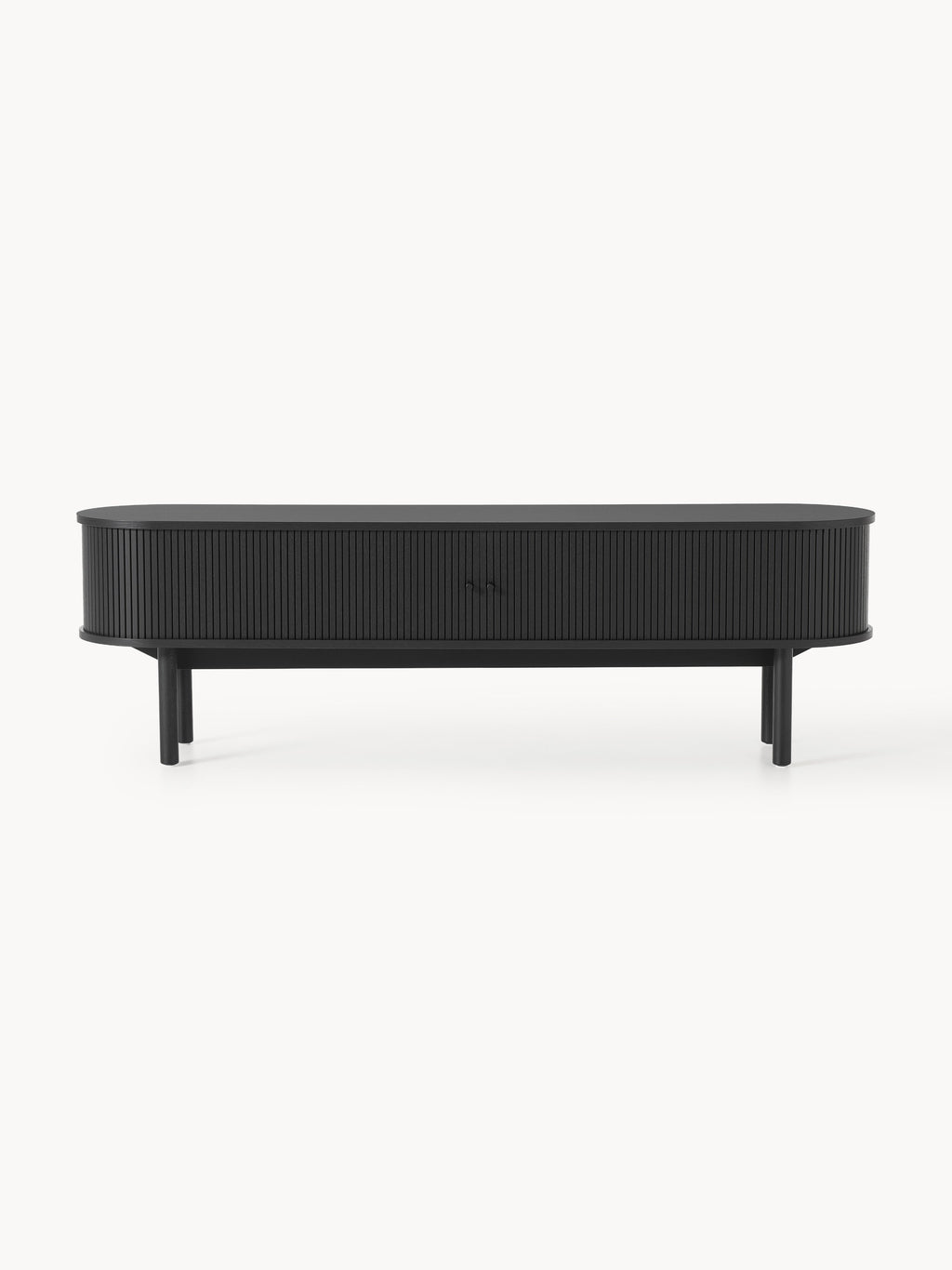 TV-Lowboard Calary mit geriffelter Front