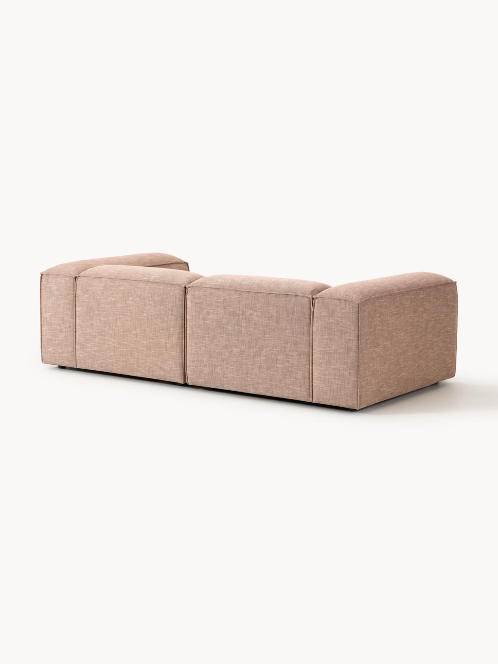 Modulares Sofa Lennon (3-Sitzer) aus Leinen-Mix