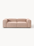Galeriebild 1 - Modulares Sofa Lennon (3-Sitzer) aus Leinen-Mix