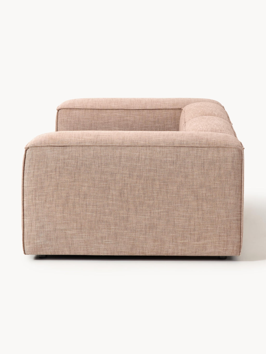 Modulares Sofa Lennon (3-Sitzer) aus Leinen-Mix